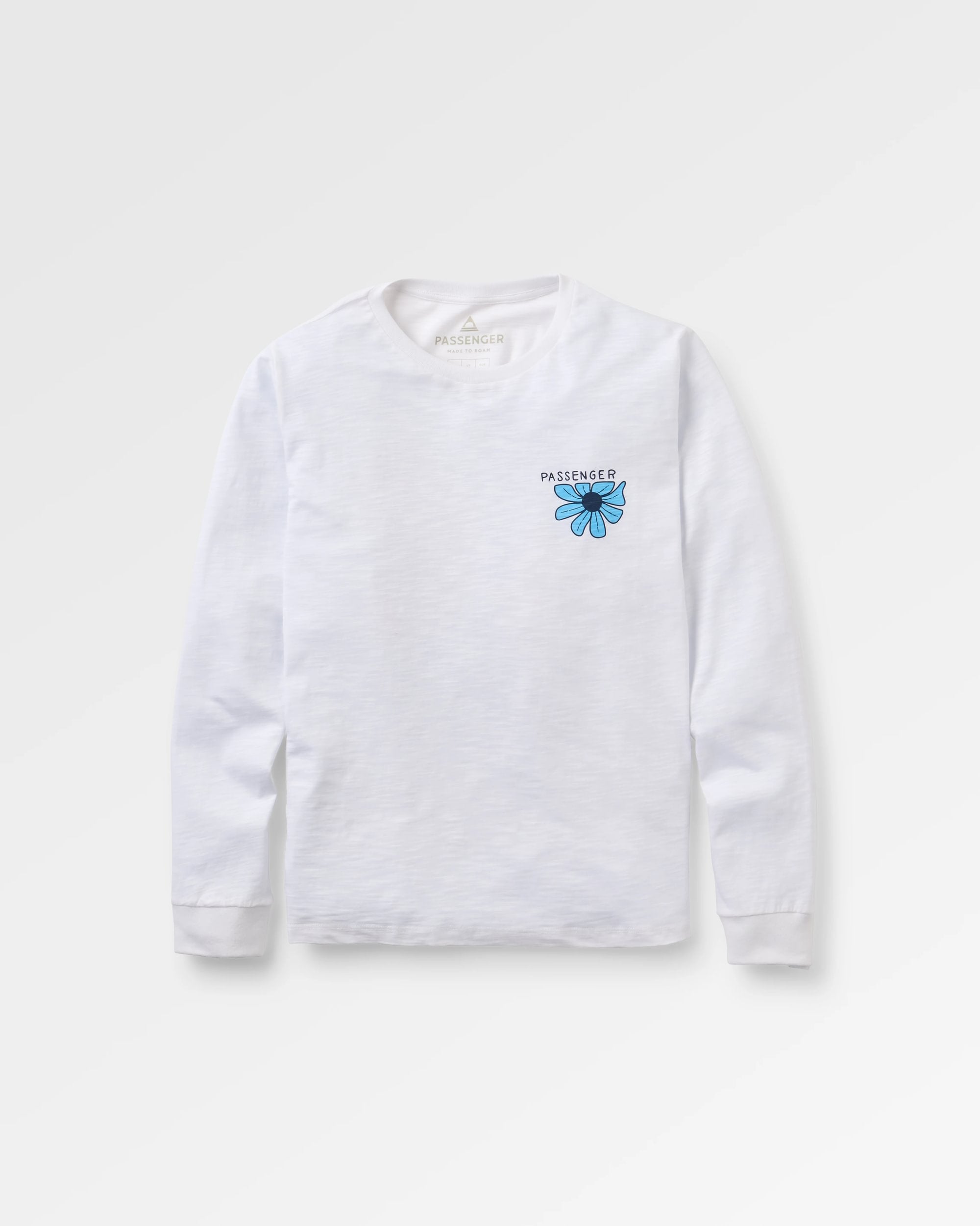 Endless Horizons LS T-Shirt - White - Flatlay