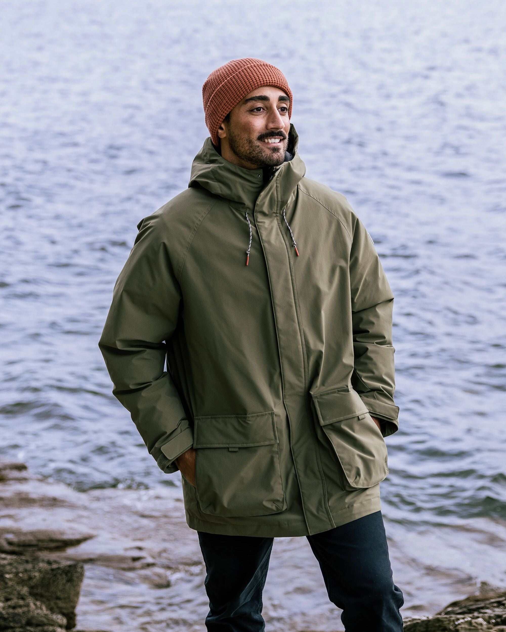 Baltic Recycled Insulated Parka - Khaki - Lifestyle