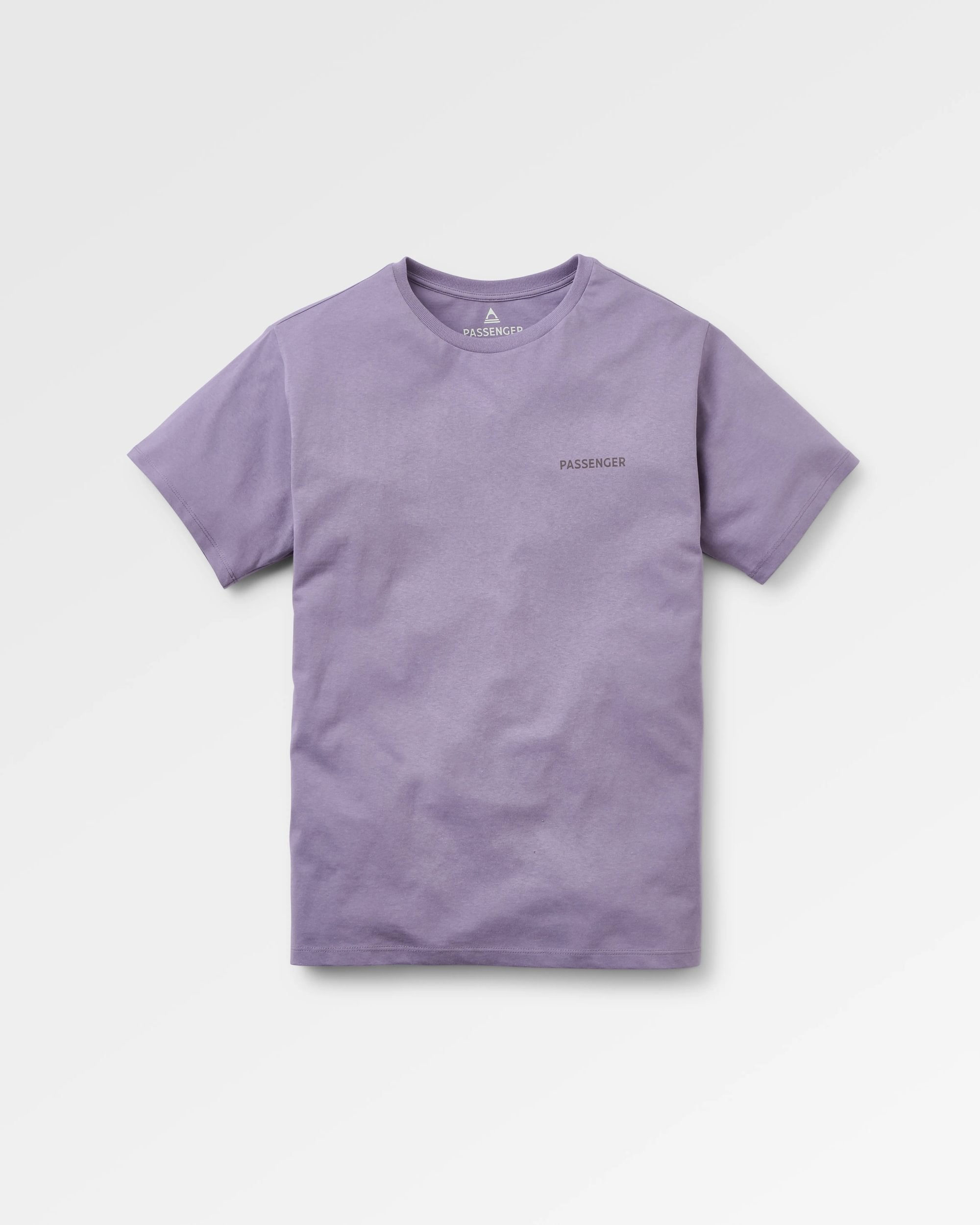 Roamer Men's Recycled Cotton T-Shirt - Heather - Flatlay