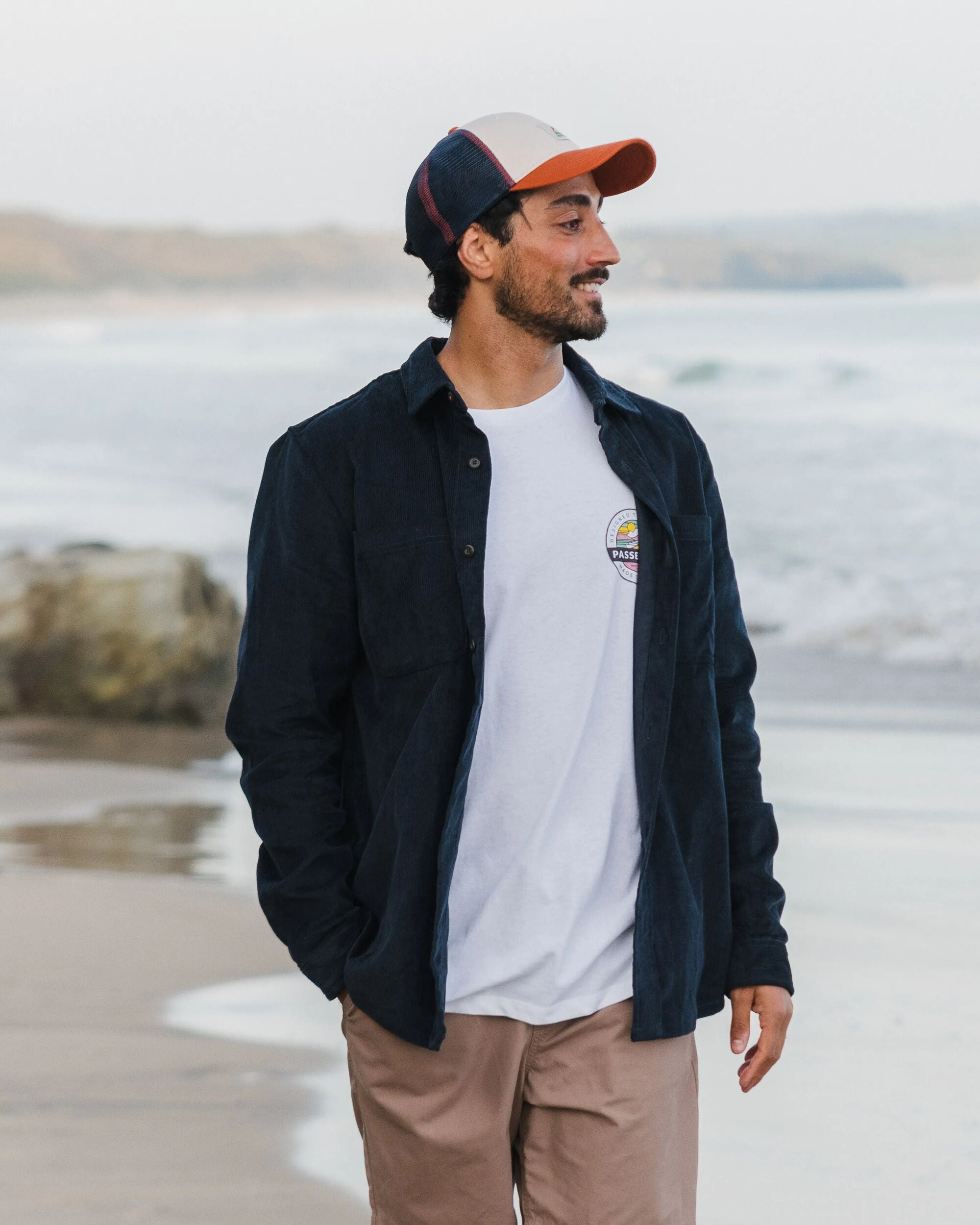 Backcountry Cord Shirt - Deep Navy - Lifestyle