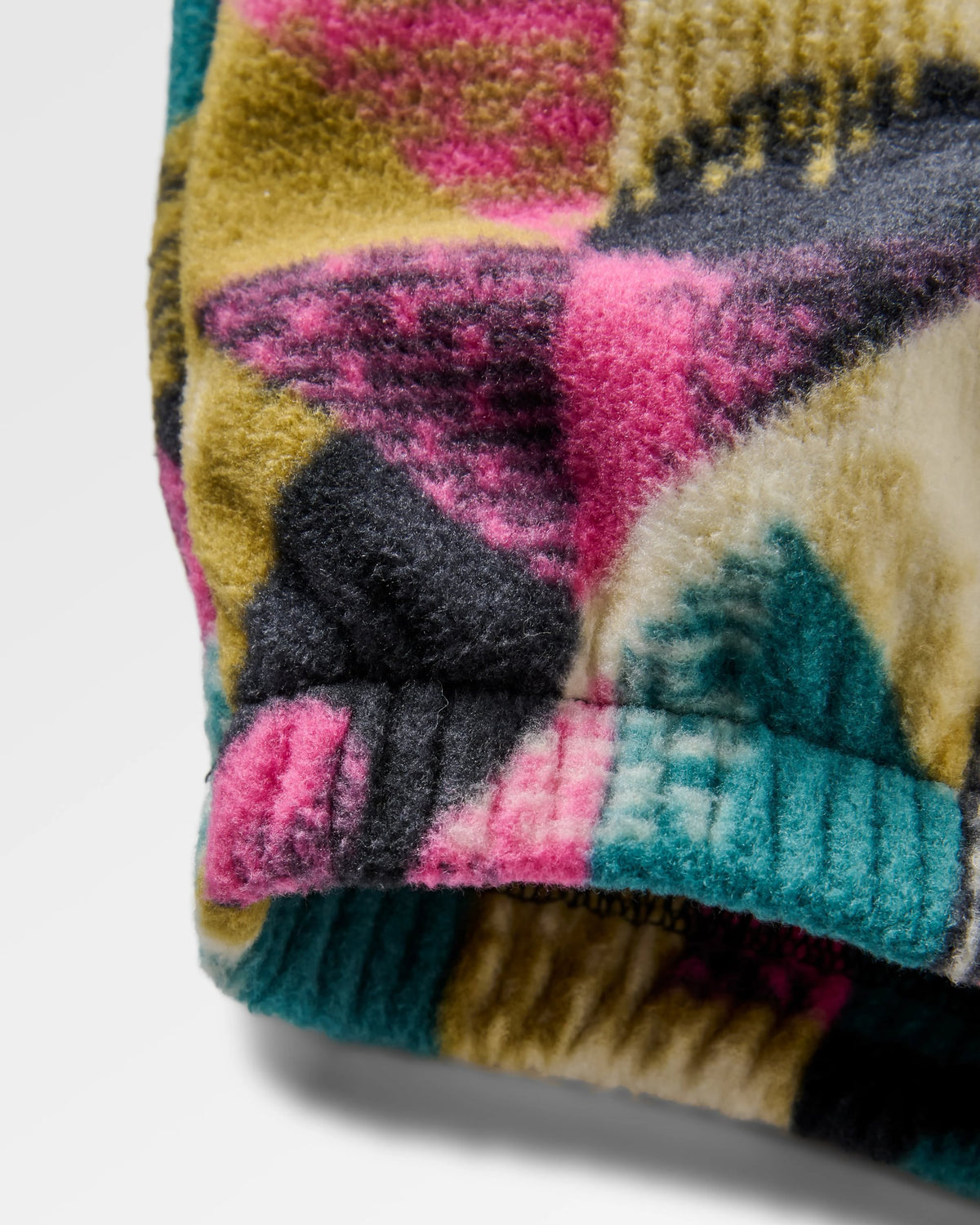 Ace Polar Fleece Dungarees - Mosaic Mountain Charcoal - Flatlay
