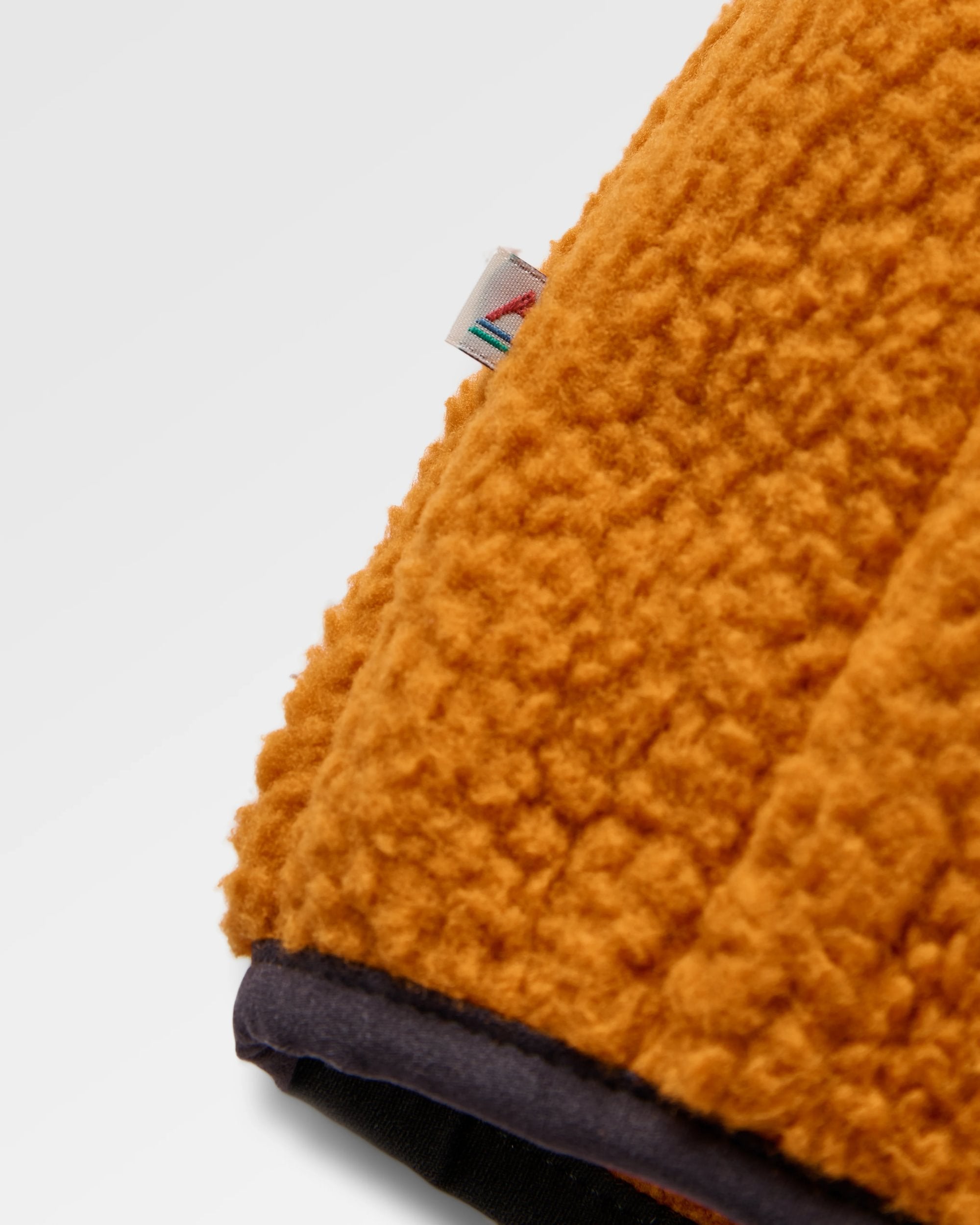 Reconnect Recycled Sherpa Fleece - Retro Orange - Flatlay