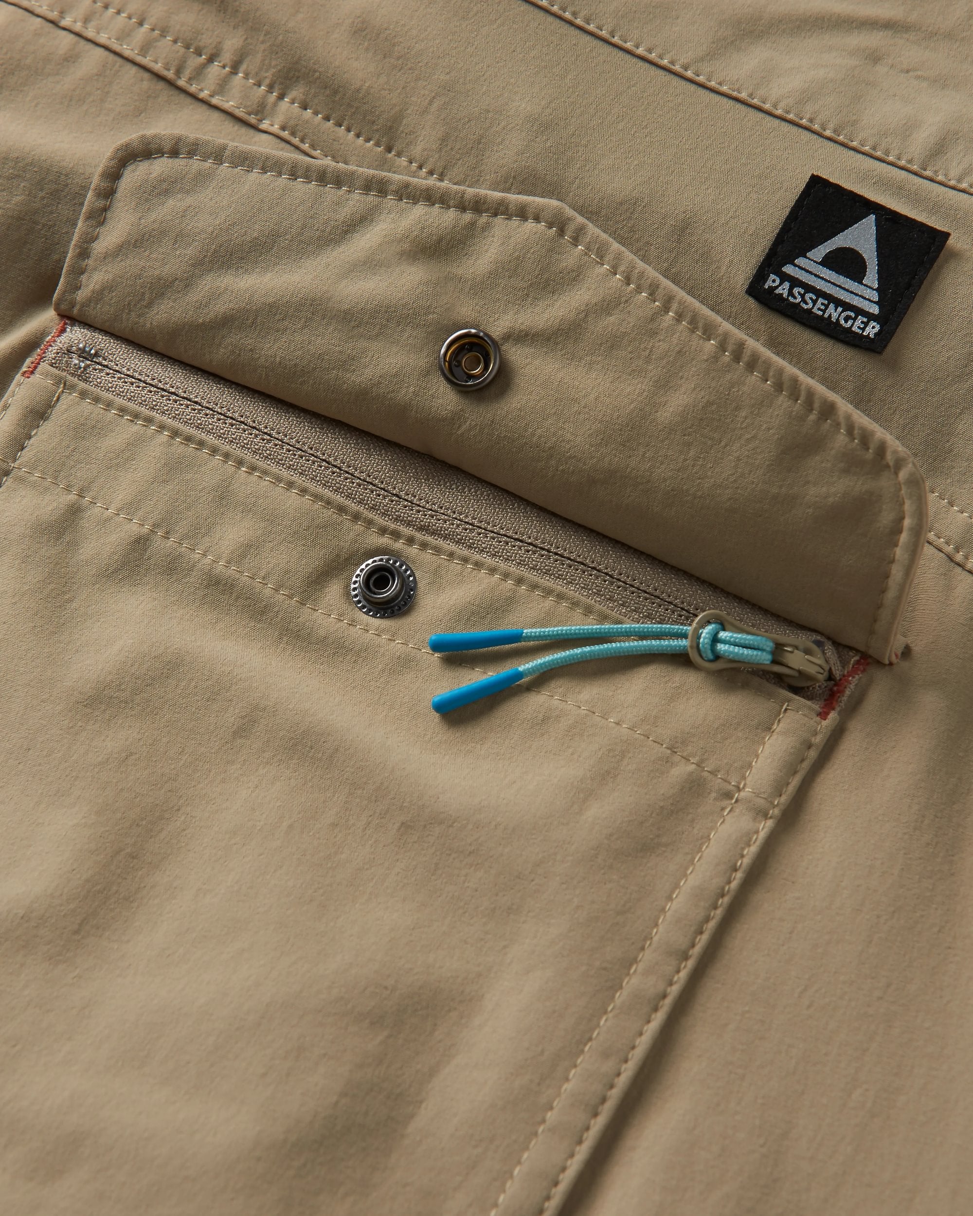 365 Trail Short - Chinchilla Brown - Flatlay