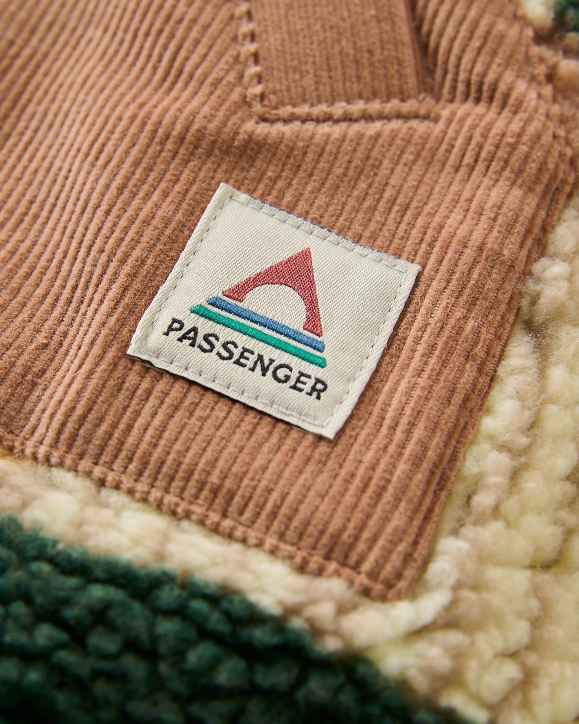 Clover Sherpa Fleece - Sun Patch Simply Taupe - Flatlay