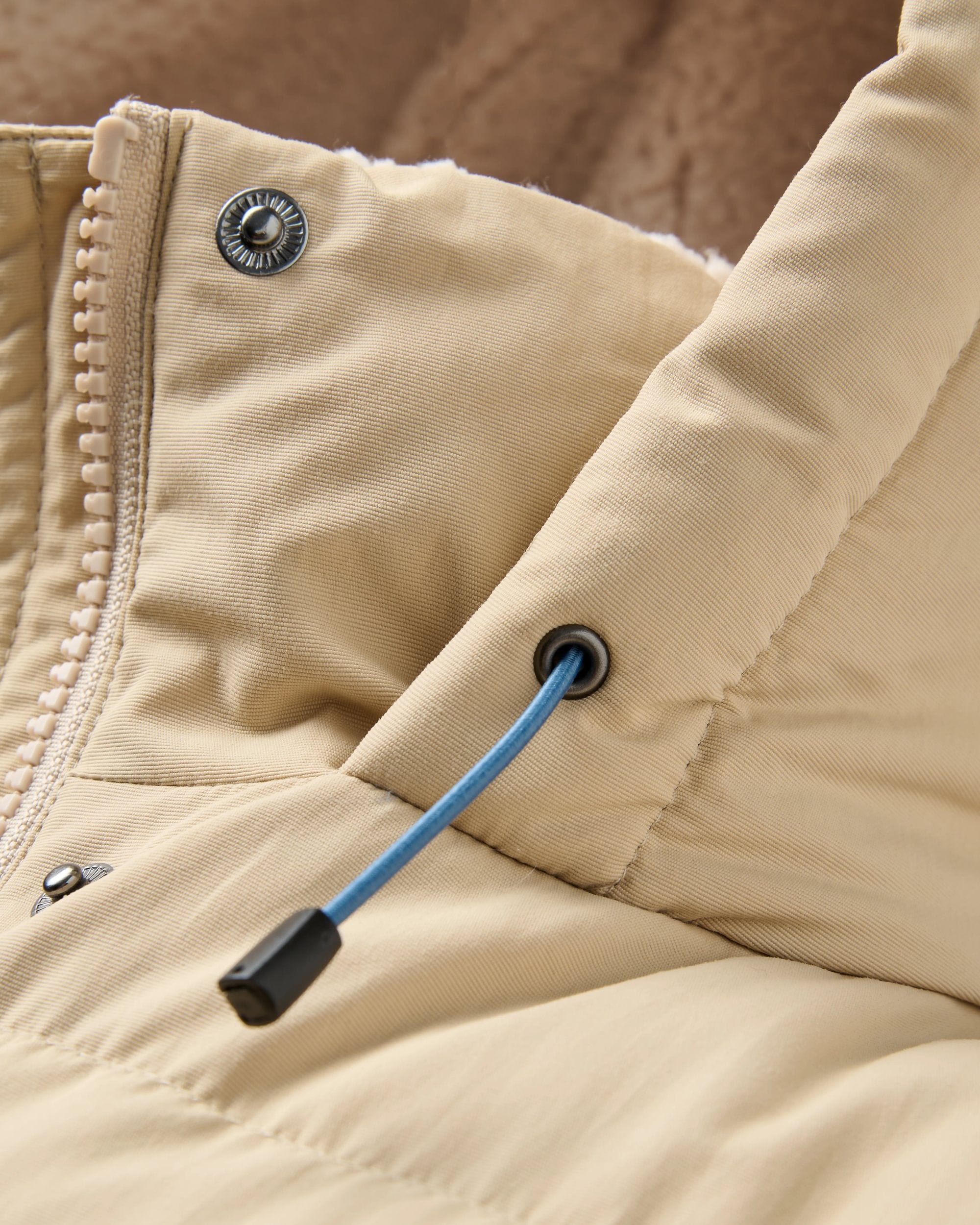Nook Insulated Jacket - Stone - Flatlay