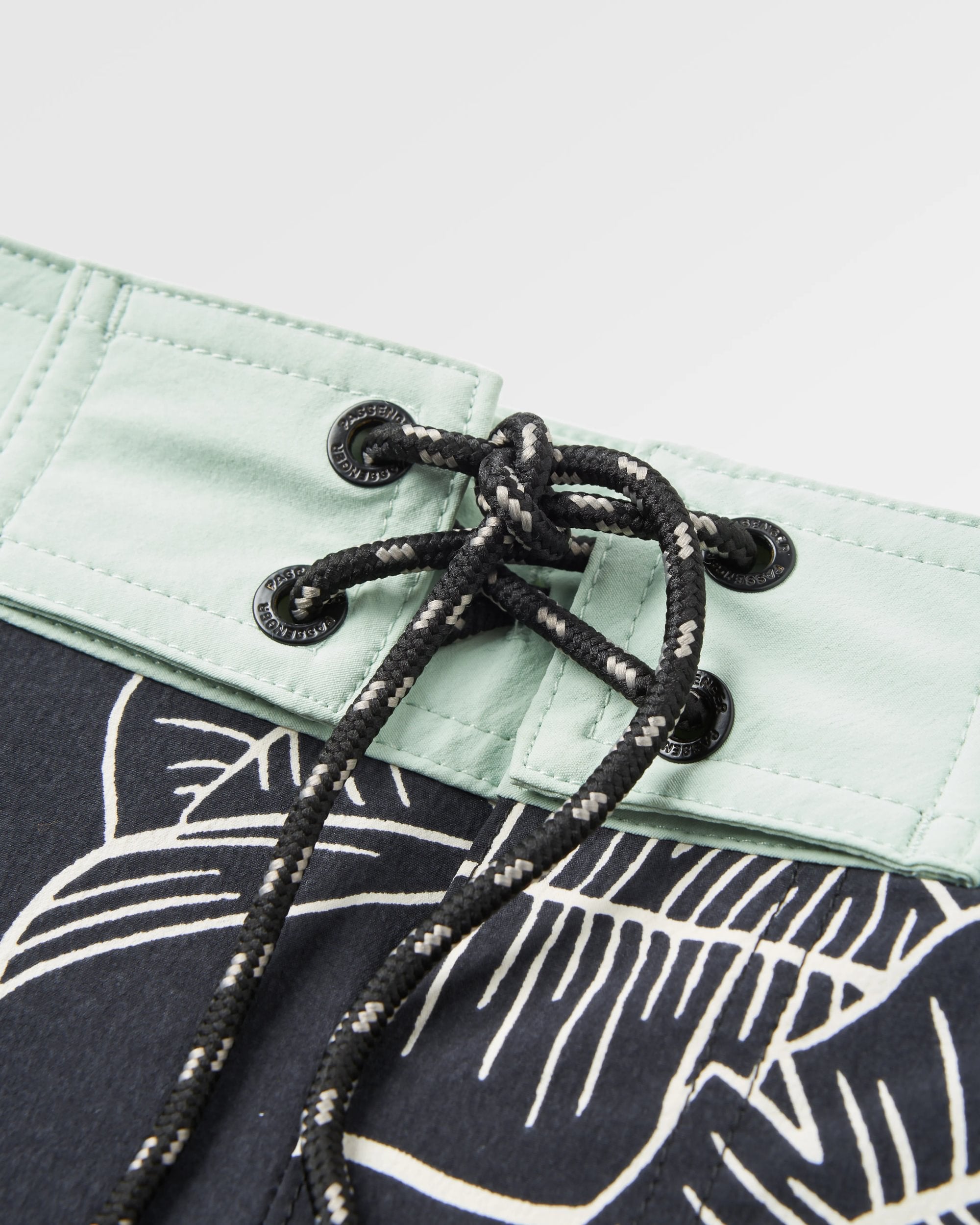 Cruiser Netplus® Recycled 21" Boardshort - Palm Faded Black - Flatlay