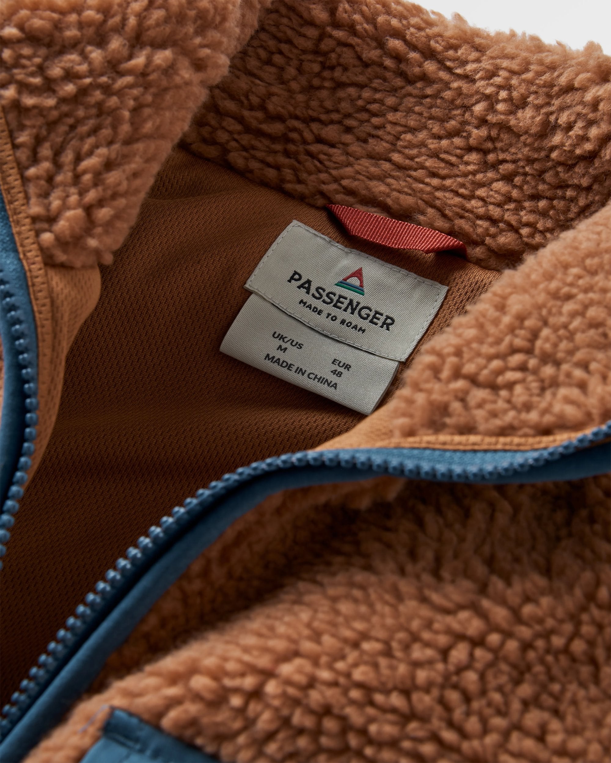 Valiant Deep-Pile Sherpa Fleece - Toffee - Flatlay