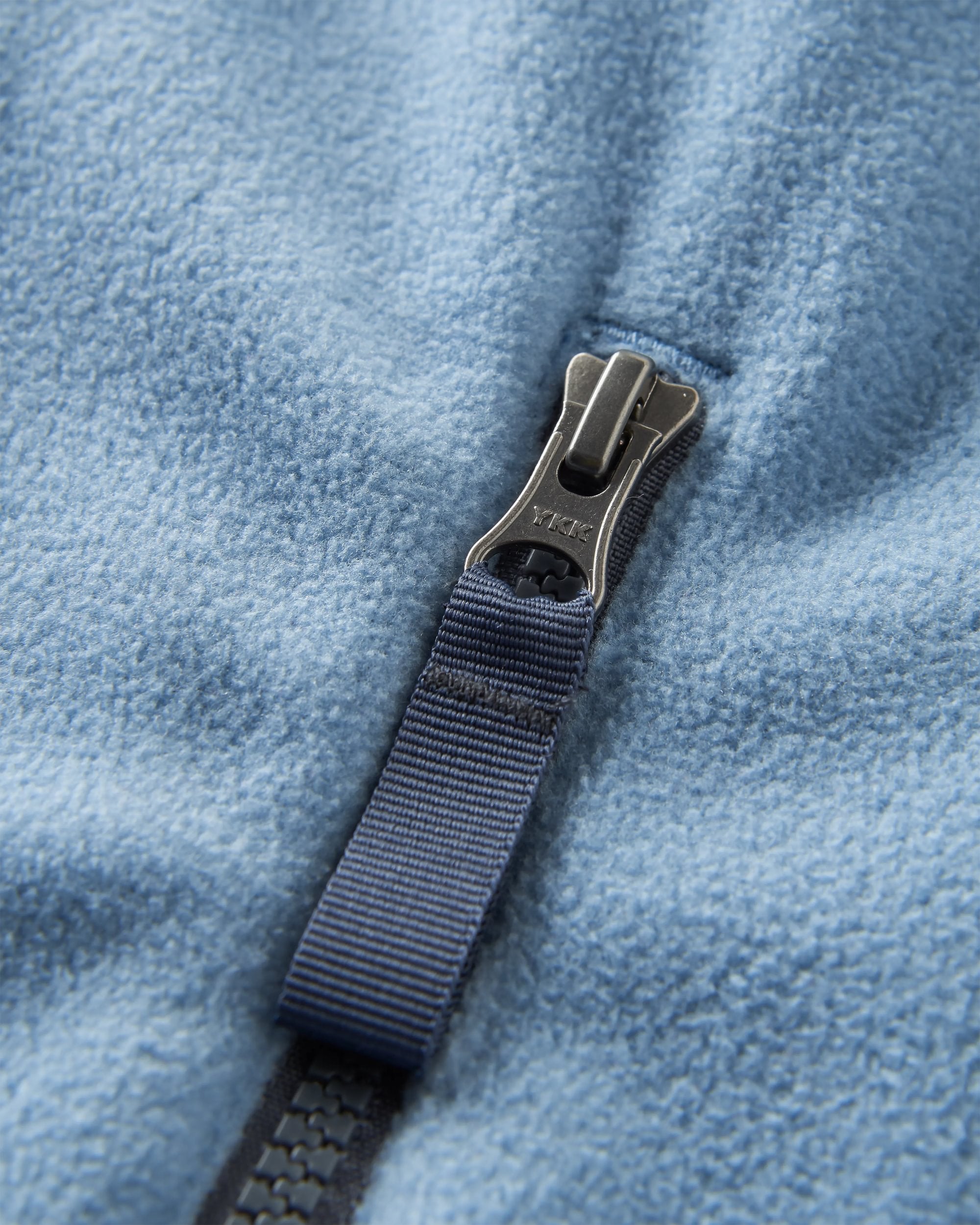 Set Off Recycled Polar 1/4 Zip Fleece - Geo Stripe Birch - Flatlay