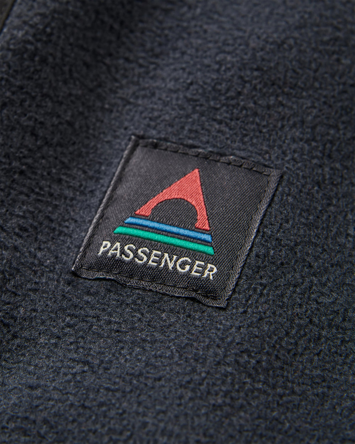 Woodland Hoodless 1/2 Zip Polartec® Fleece - Redwood/Charcoal - Flatlay