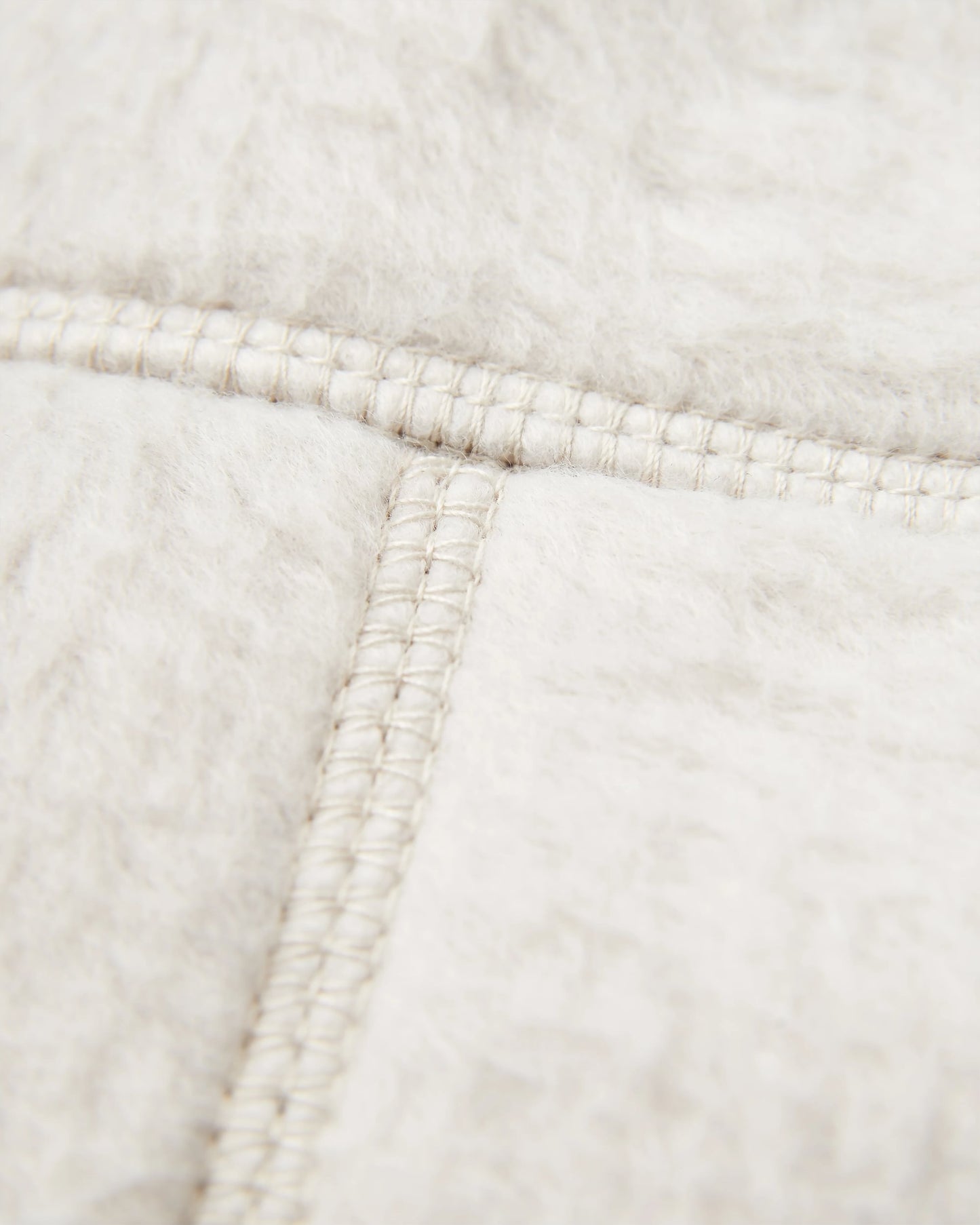 North Coast Vista 2.0 Full Zip Recycled Sherpa Fleece - Oatmeal - Flatlay