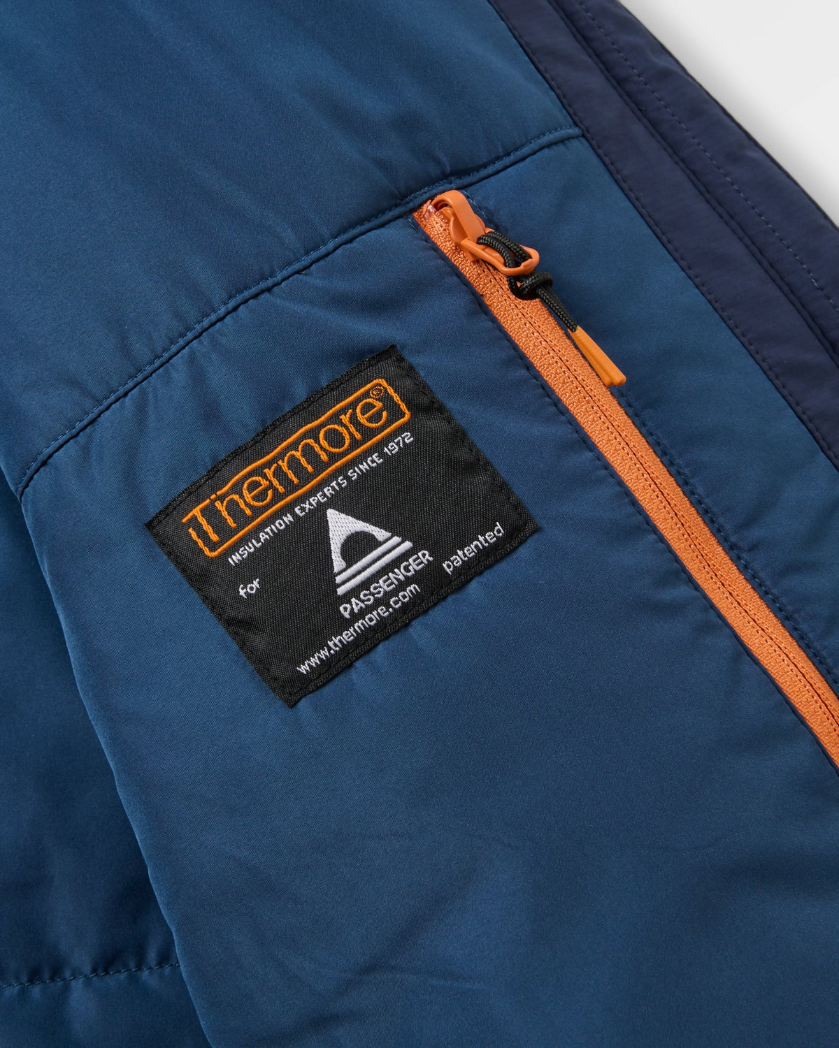 Shasta Lightweight Thermore® Insulated Jacket - Rich Navy/Dark Denim - Flatlay