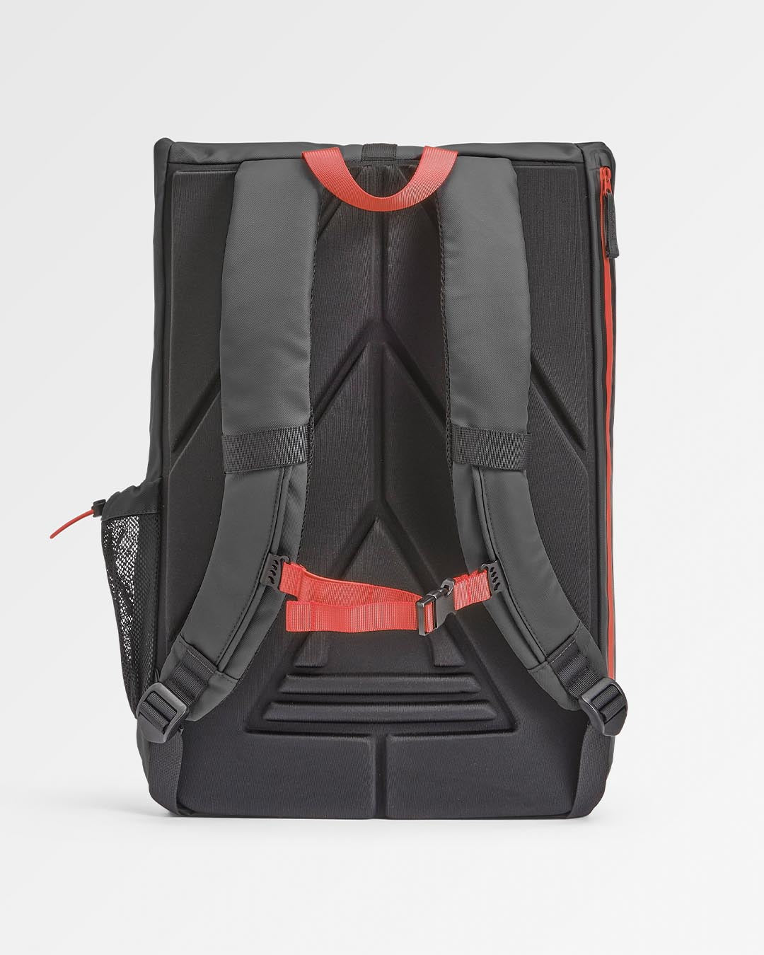 Crossing Roll Top Backpack - Charcoal/ Black - Flatlay