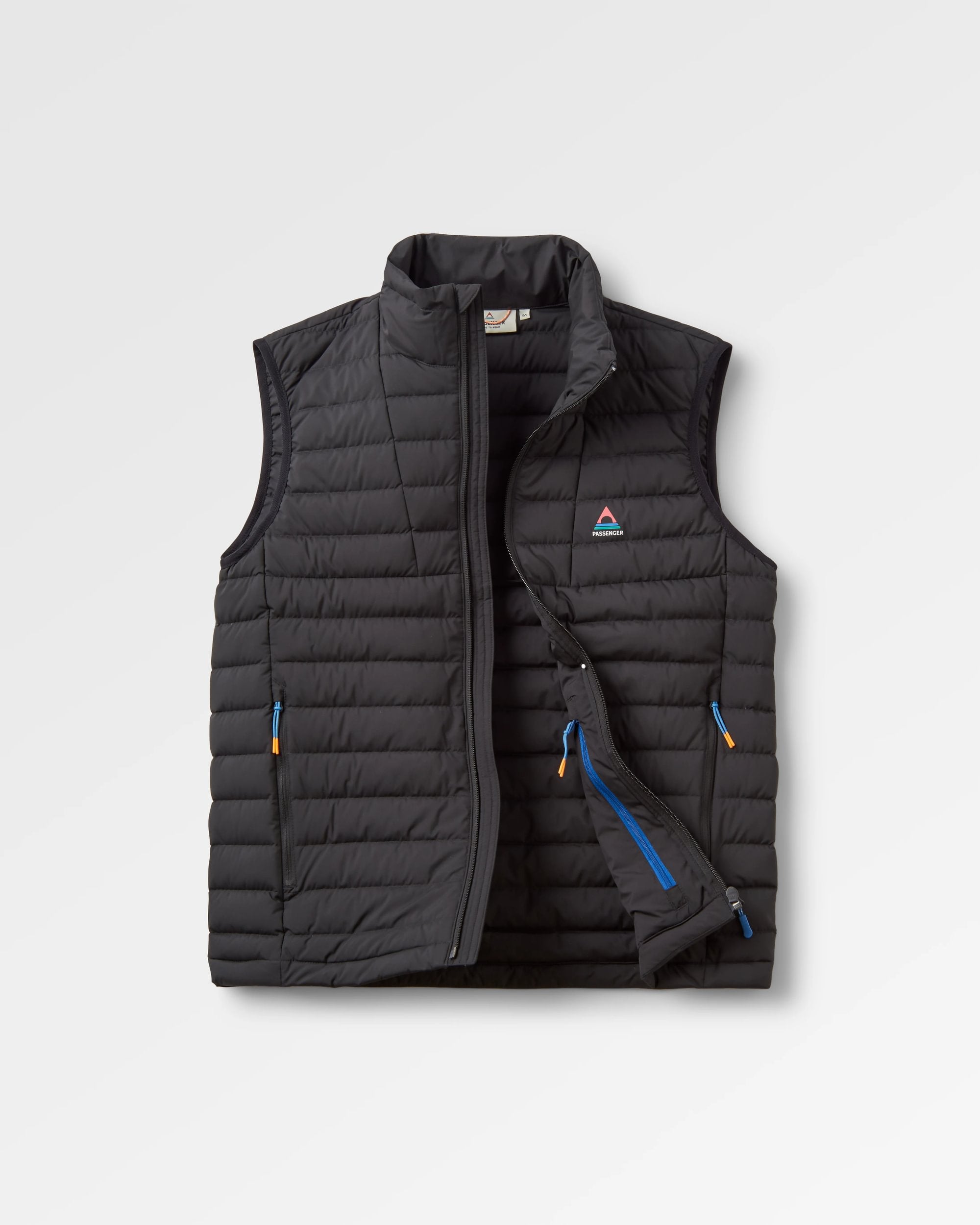 Ashland Down Recycled Gilet - Black - Flatlay