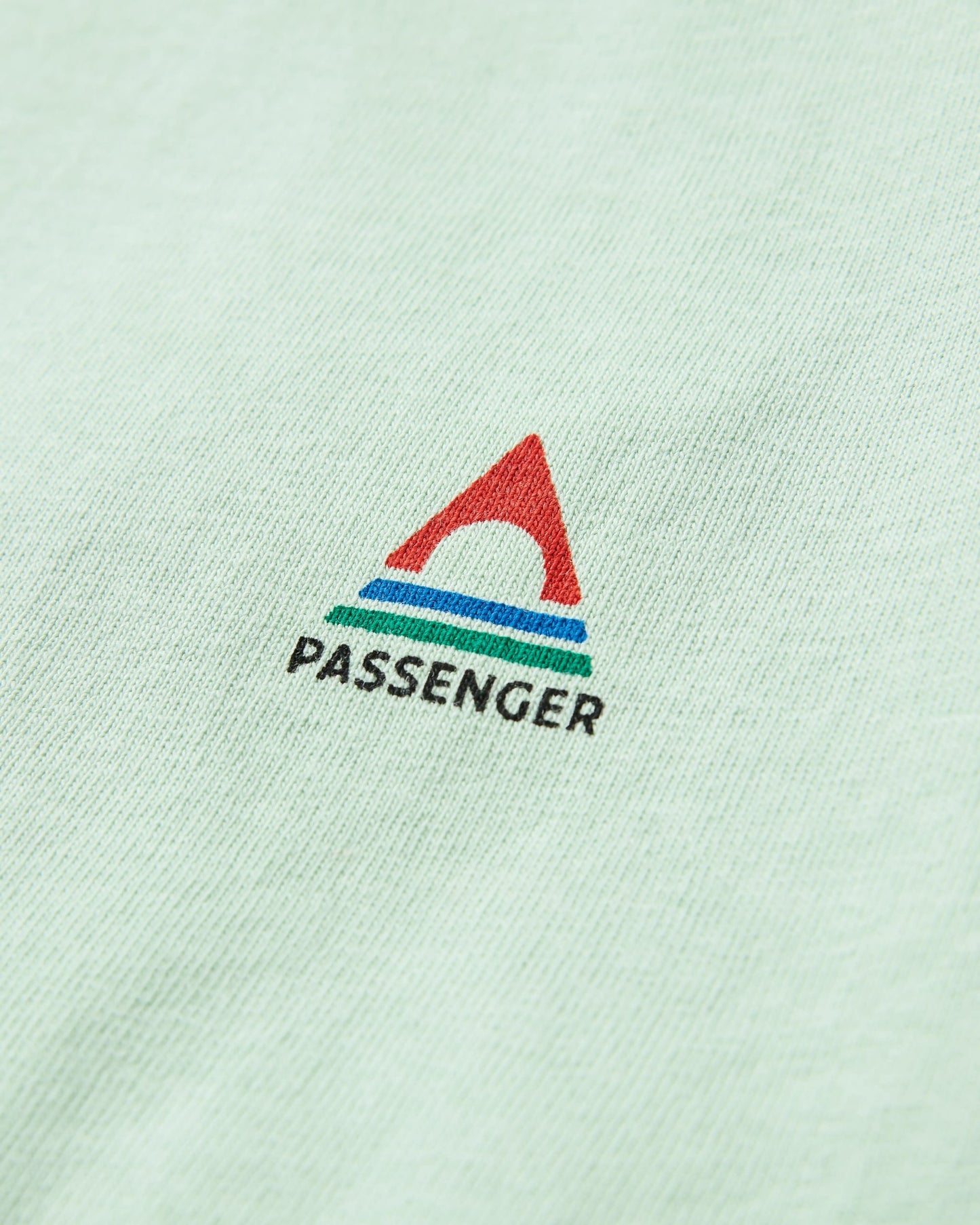 Classic Recycled Cotton T-Shirt - Spearmint - Flatlay