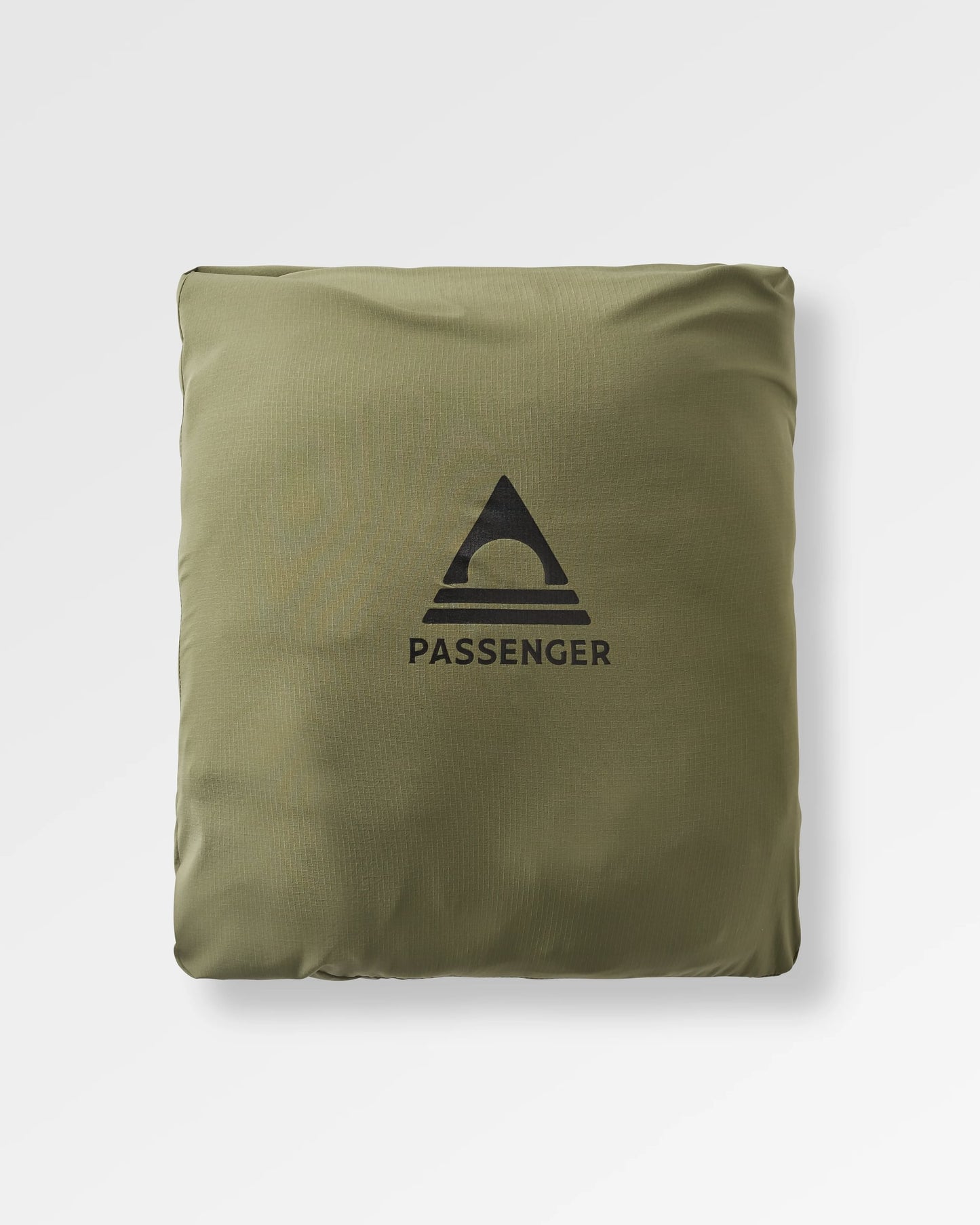 Campscape Recycled Fleece Lined Parka - Black/Khaki - Flatlay