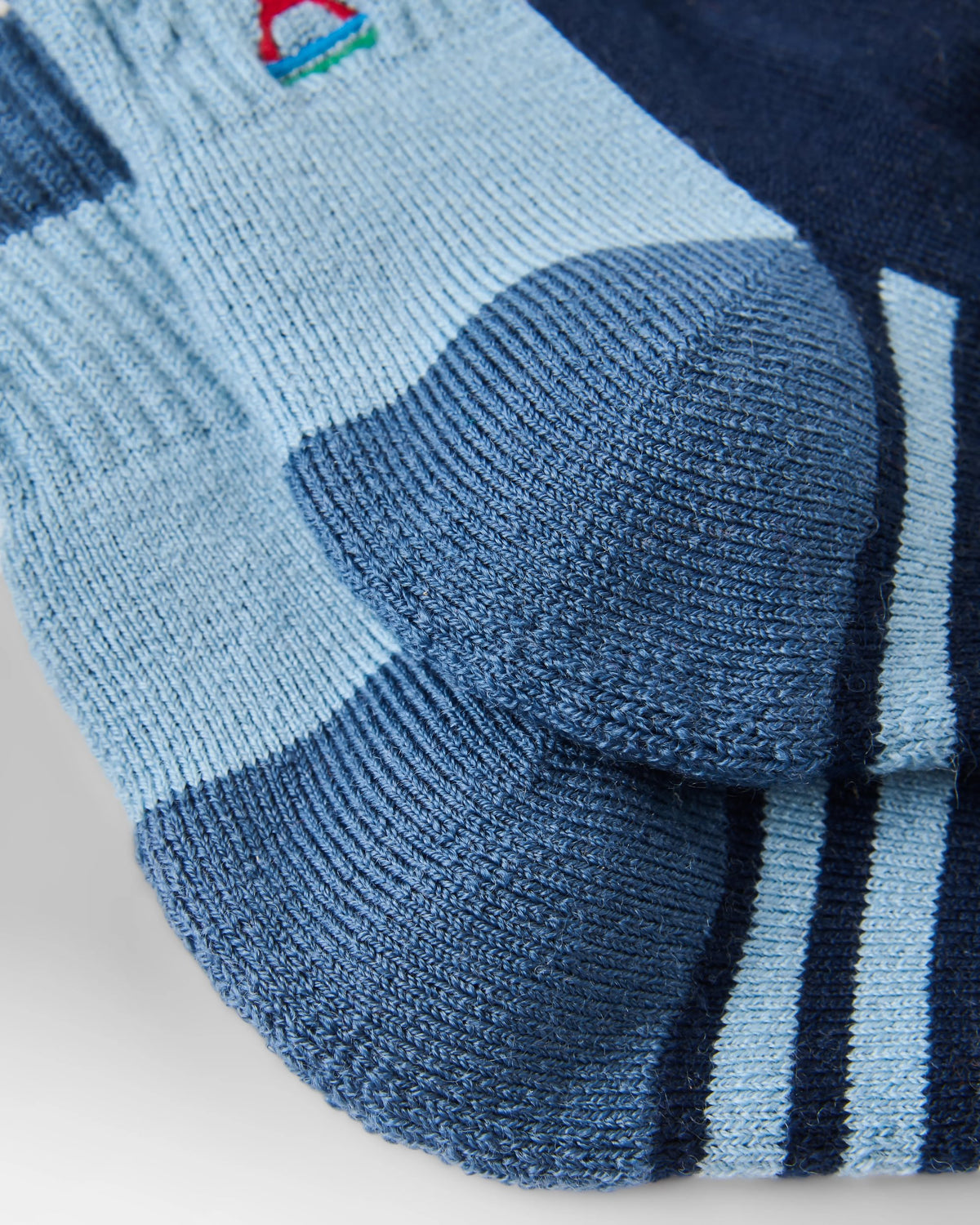 Tillamock Merino Active Quarter Sock - Rich Navy - Flatlay