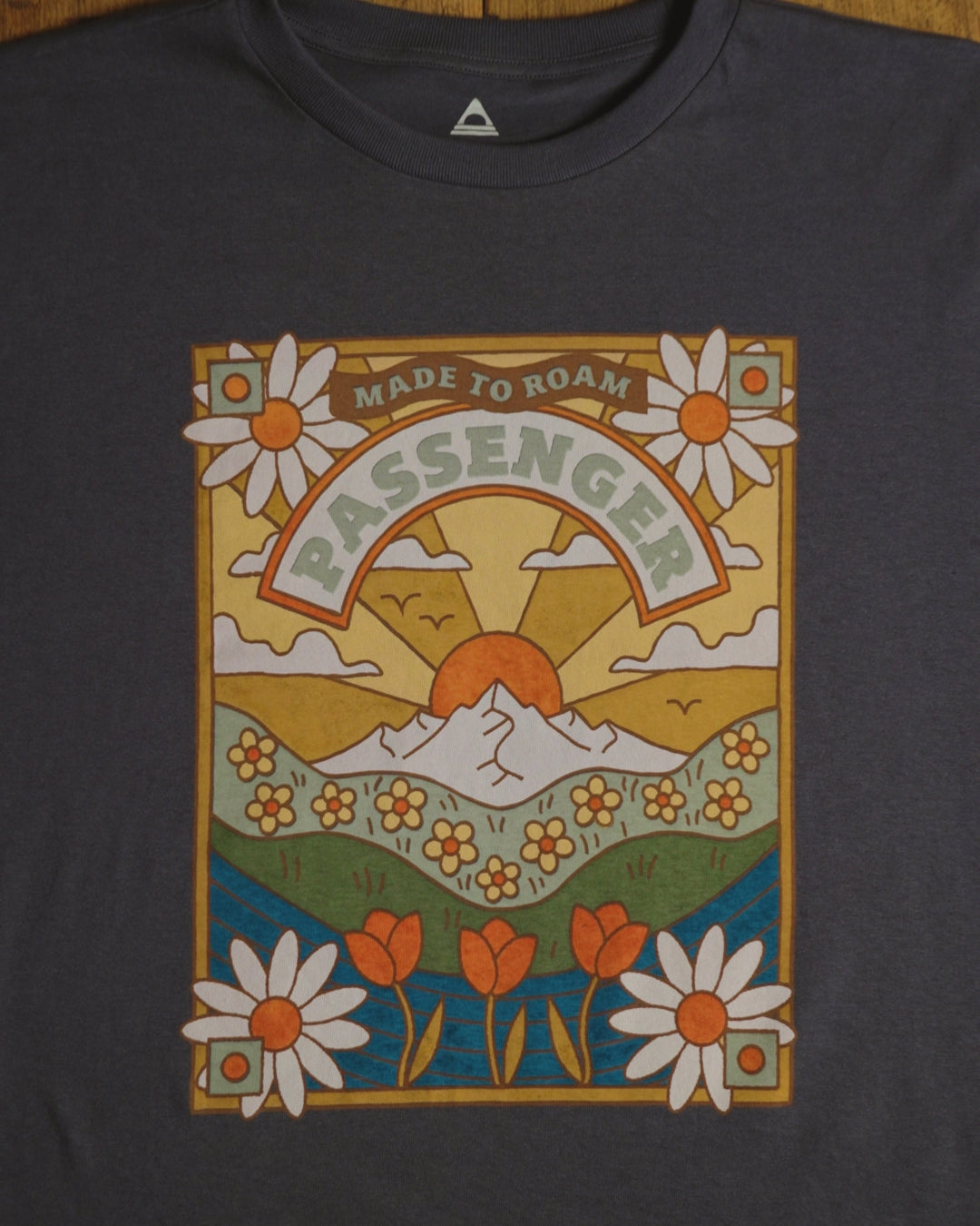 Seasonal Recycled Cotton Oversized T-Shirt - Birch -