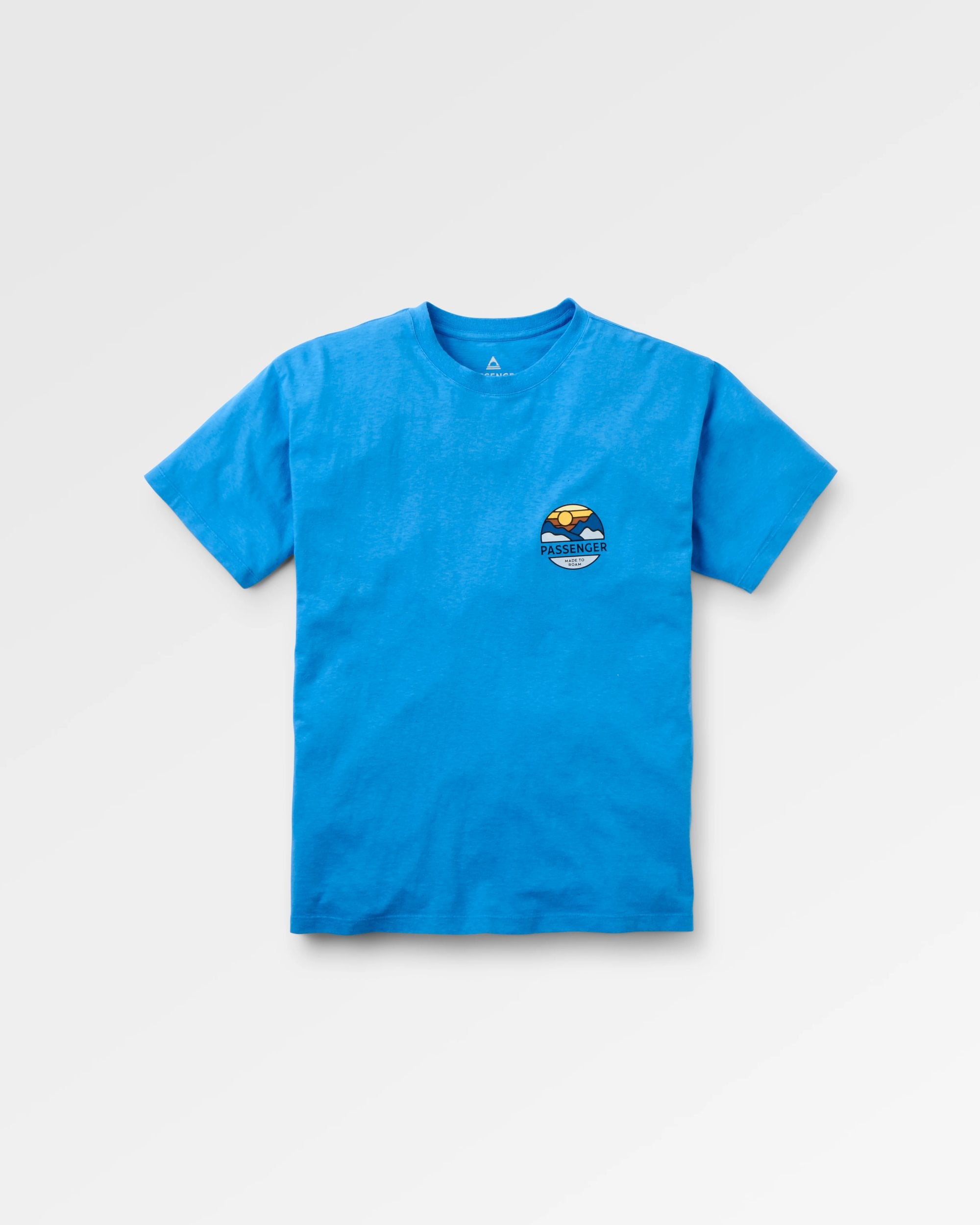 Laidback Relaxed Fit T-Shirt - Marine Blue - Flatlay