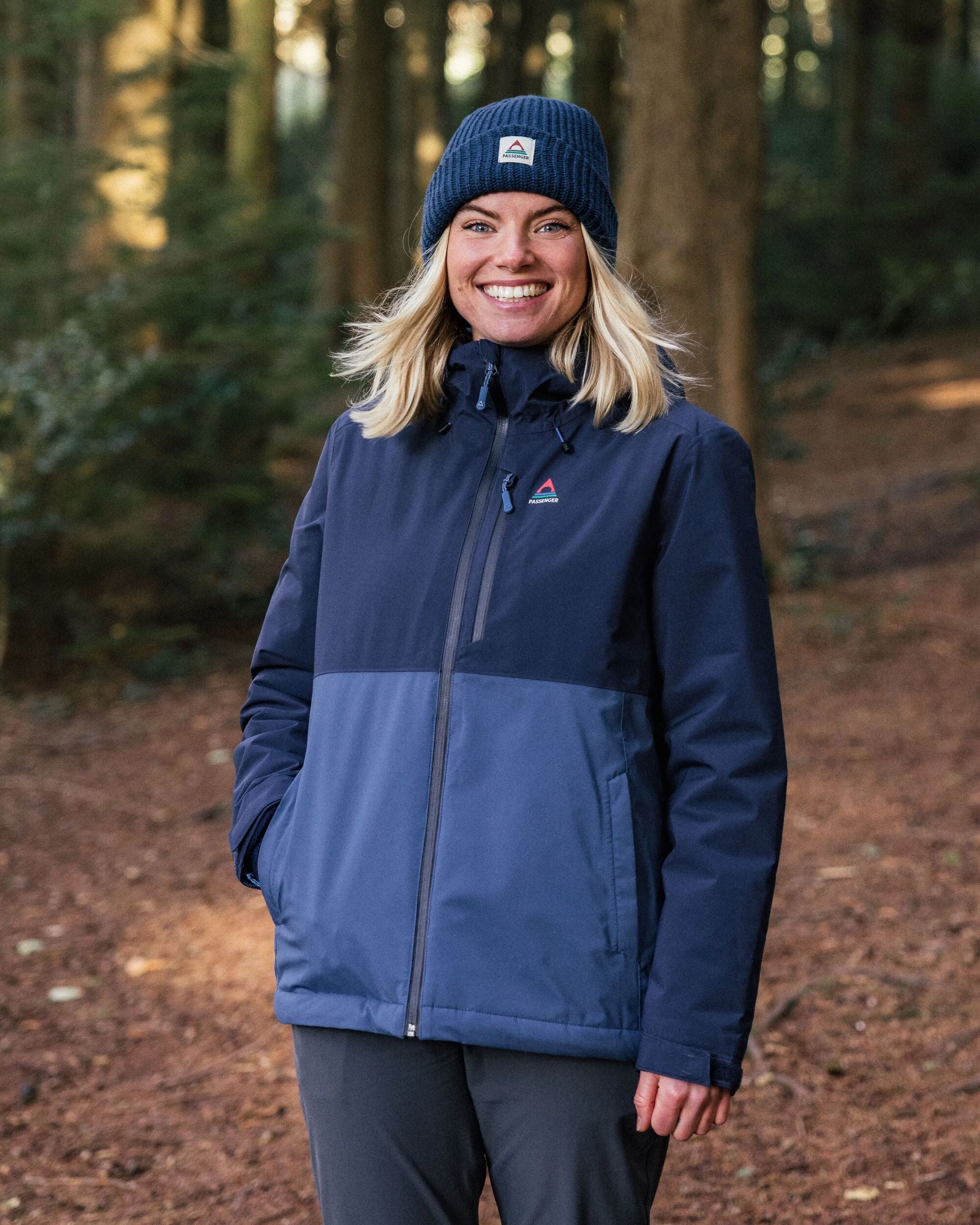 Elevate Insulated Waterproof Jacket - Rich Navy - Lifestyle