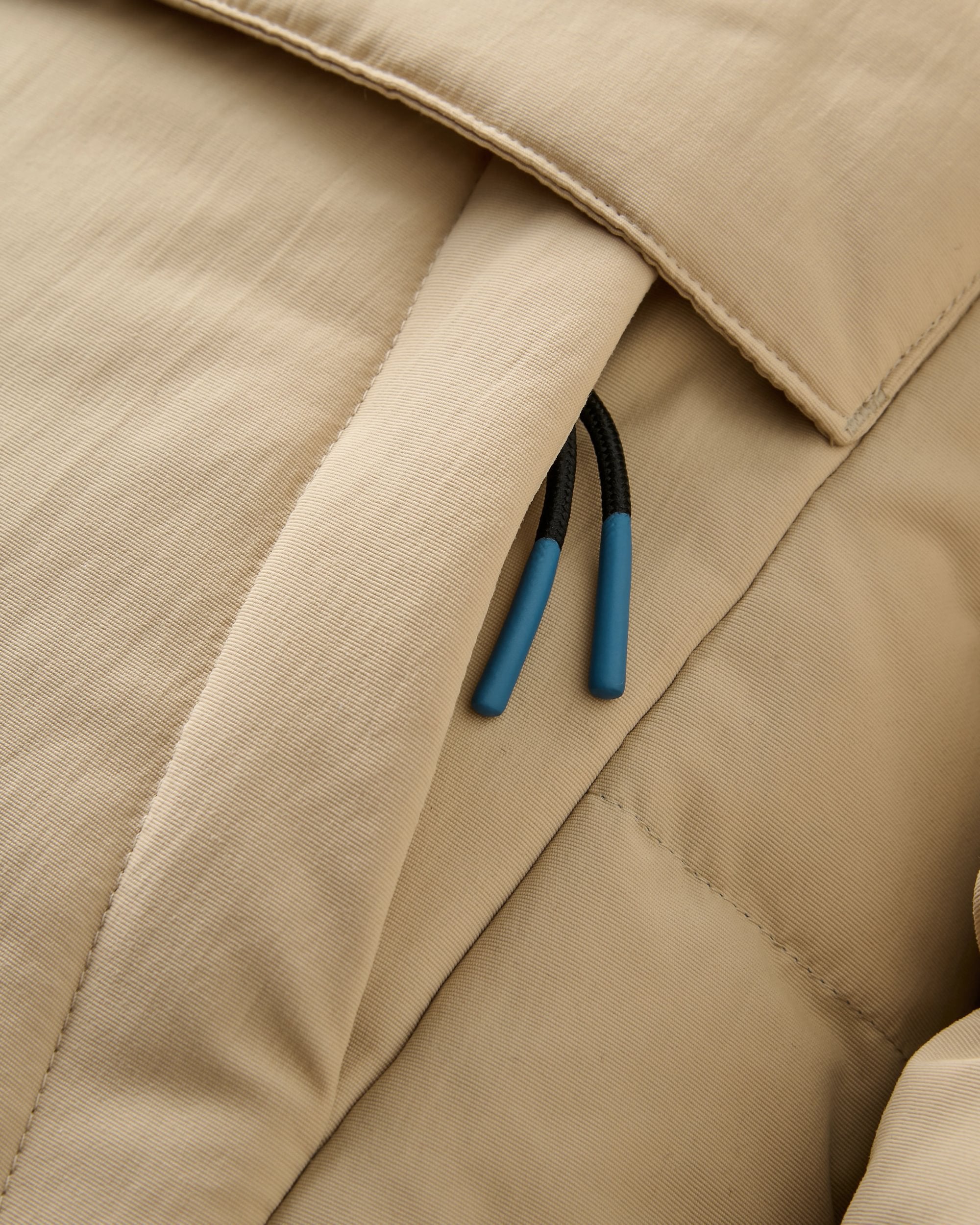 Nook Insulated Jacket - Stone - Flatlay