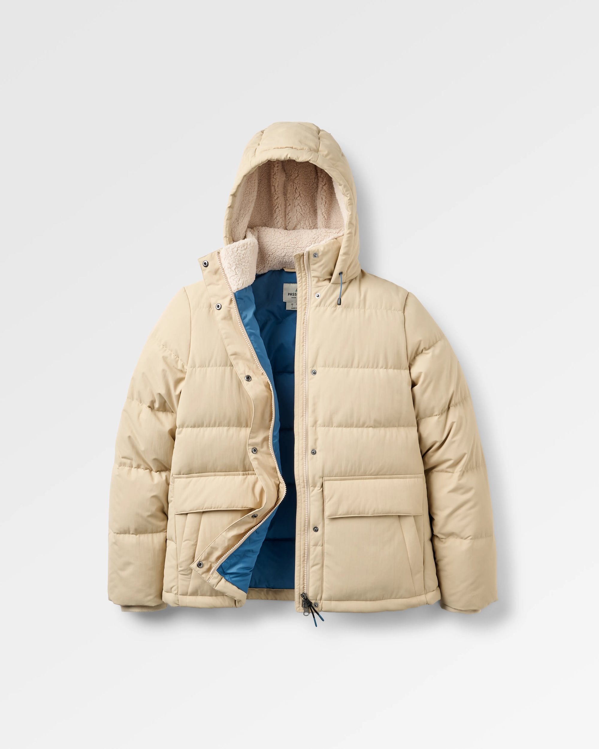 Nook Insulated Jacket - Stone - Flatlay
