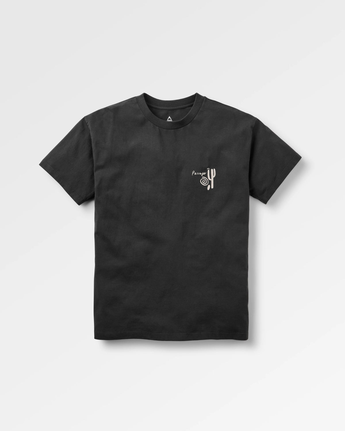Men's Roam Further T-Shirt - Black - Flatlay