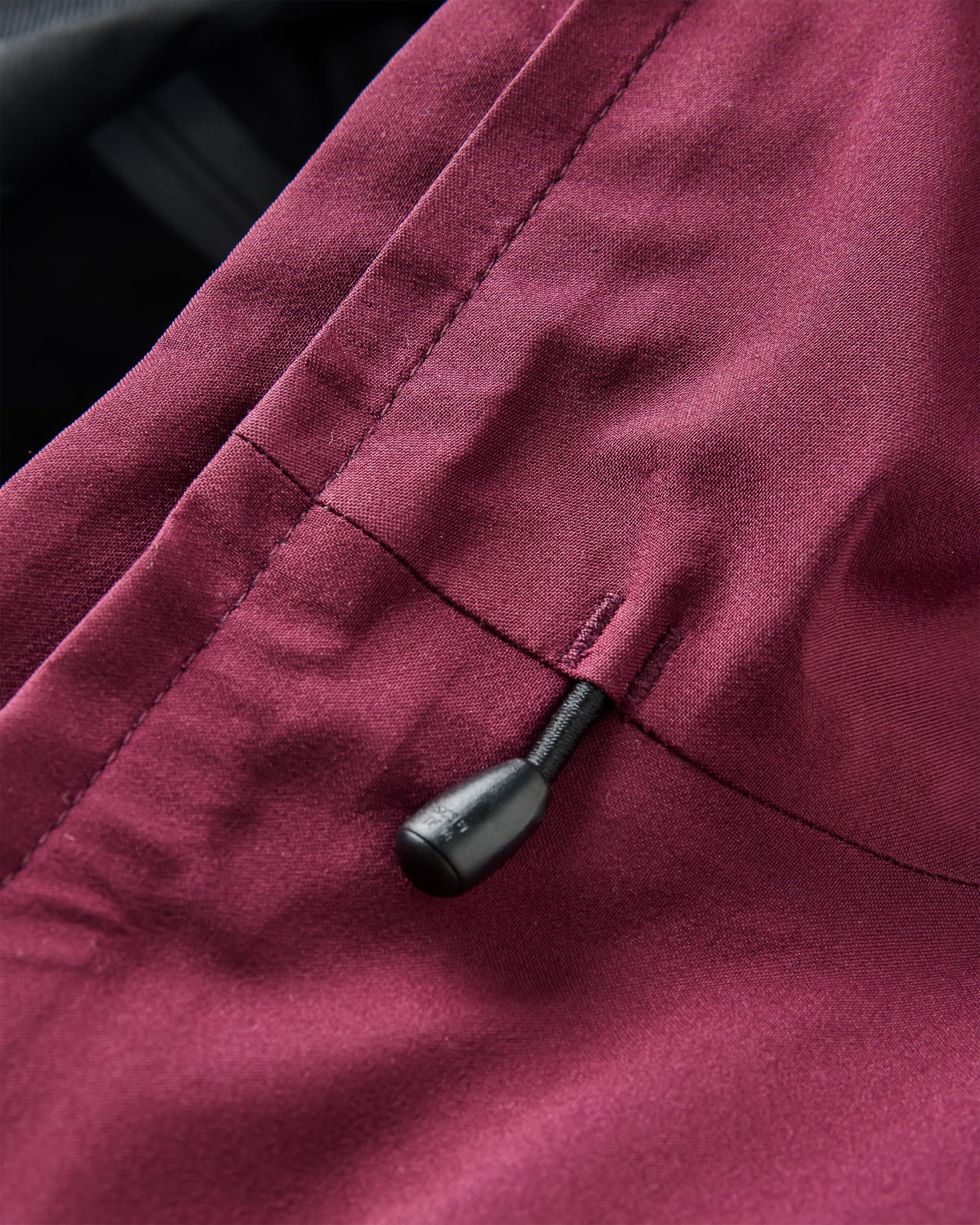 Five Element Recycled Waterproof Jacket - Fig - Flatlay