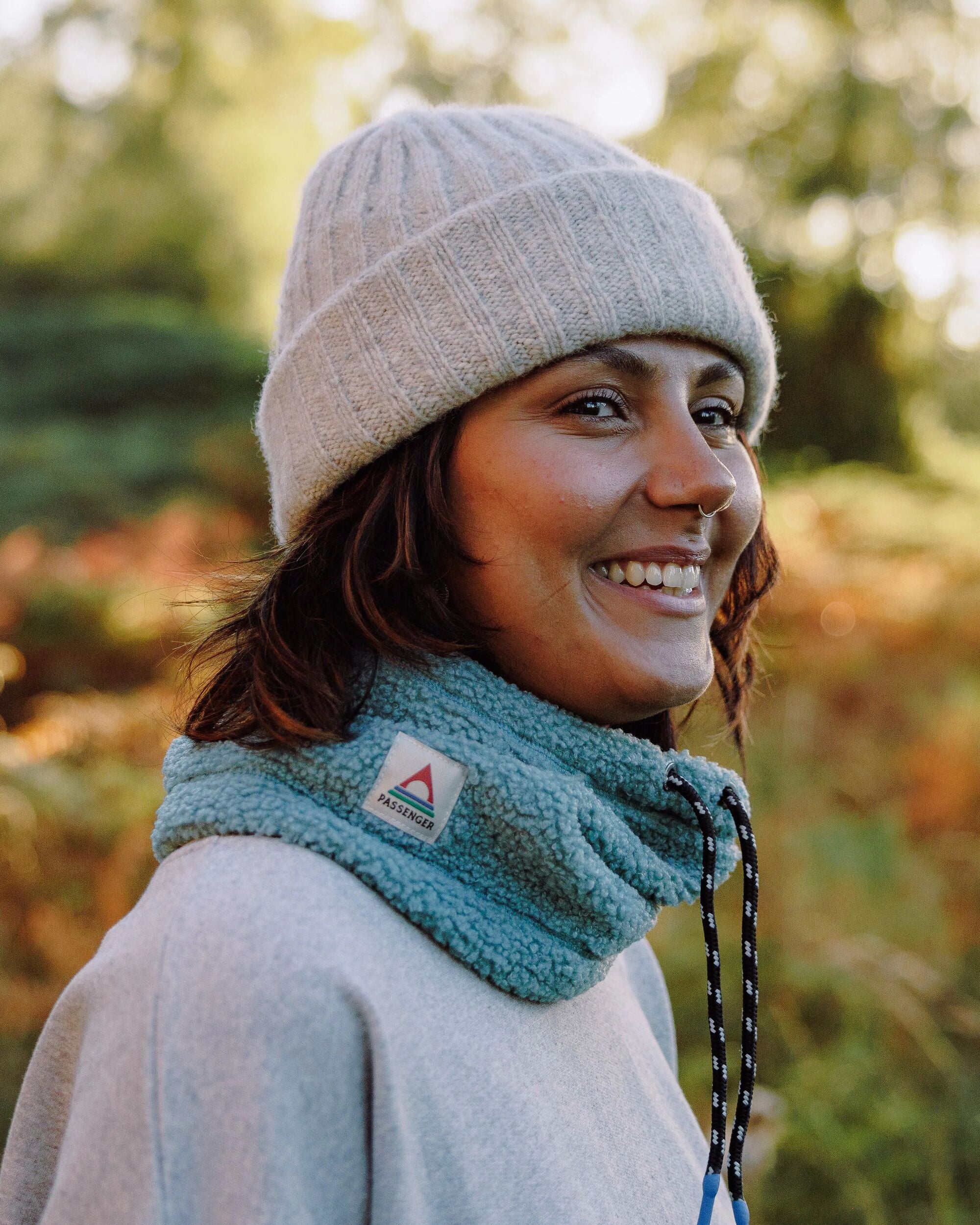 Ash Recycled Sherpa Fleece Snood - Arctic - Lifestyle - Female
