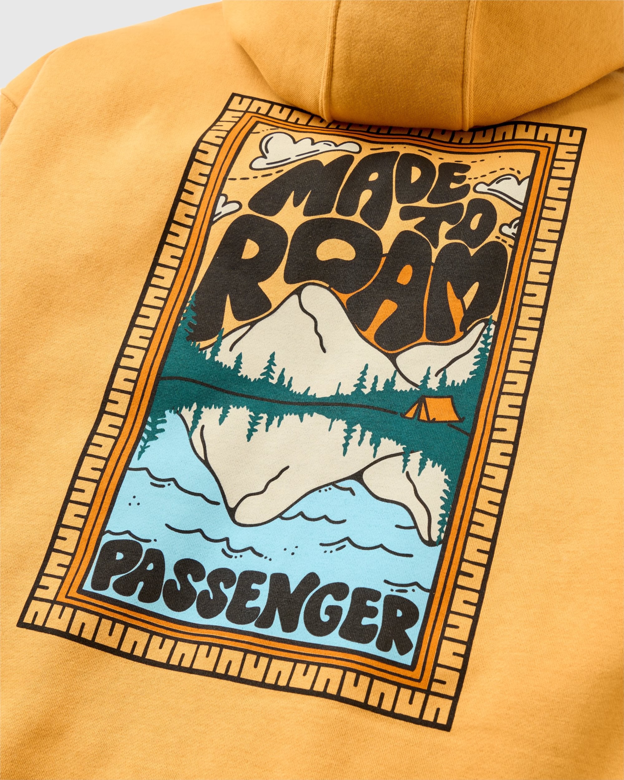 Reflect Full Zip Hoodie - Spruce Yellow - Flatlay