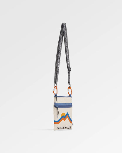 Journey Organic Crossbody Bag - Pebble Grey - Flatlay