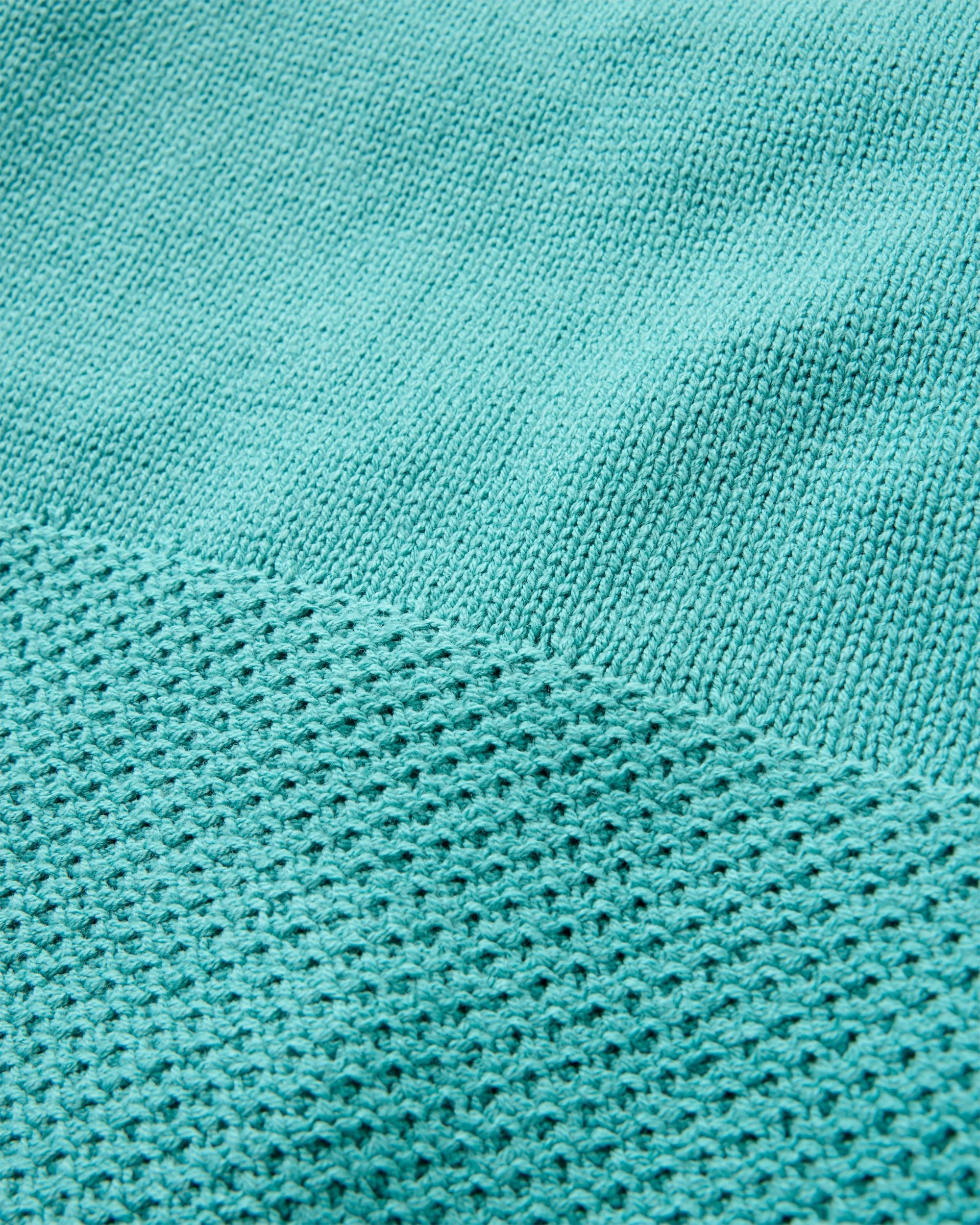 Cove Knitted Jumper - Pacific Green - Flatlay