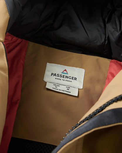 Baltic Recycled Insulated Parka - Caramel/Black - Flatlay