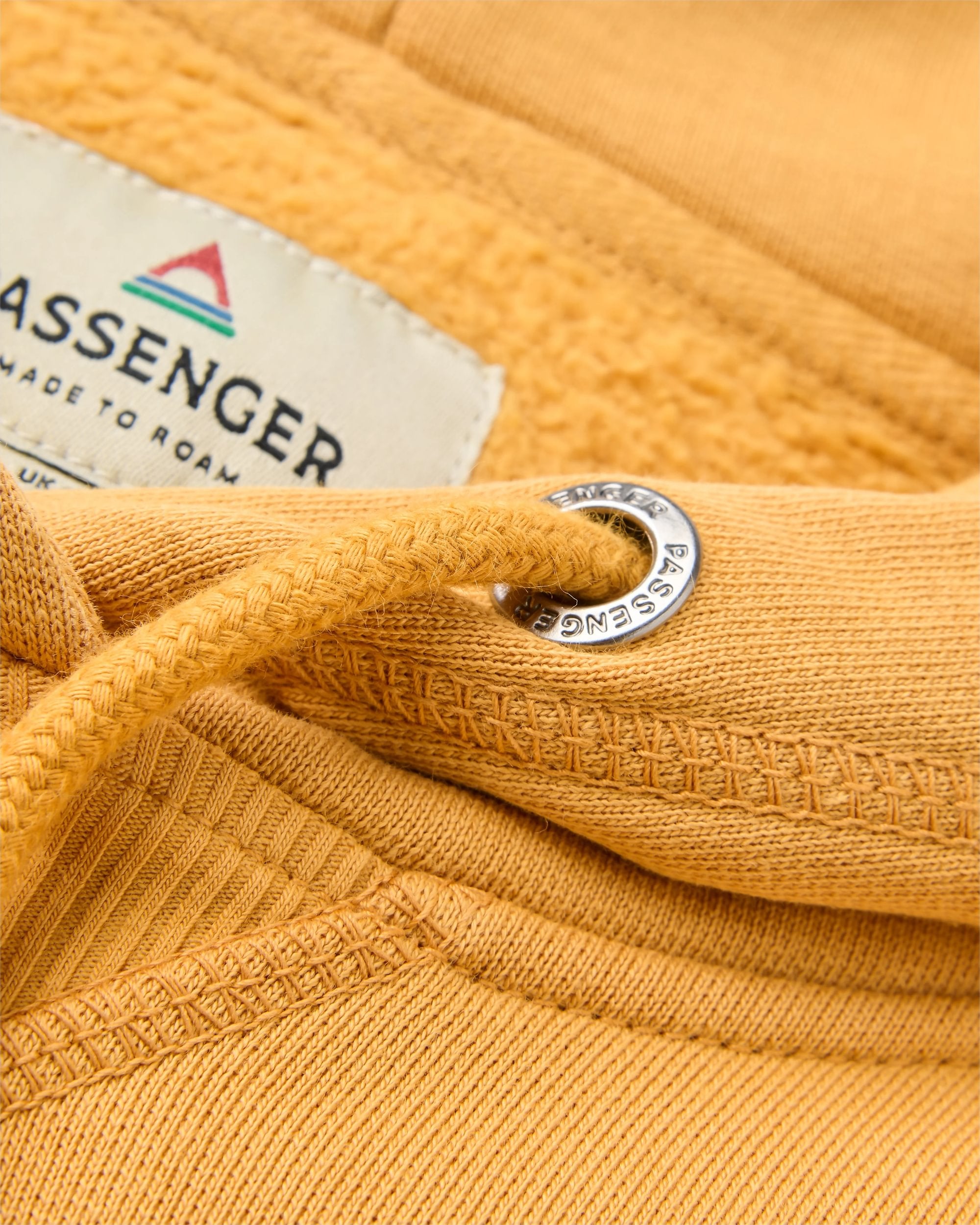 Roamer Hoodie - Spruce Yellow - Flatlay