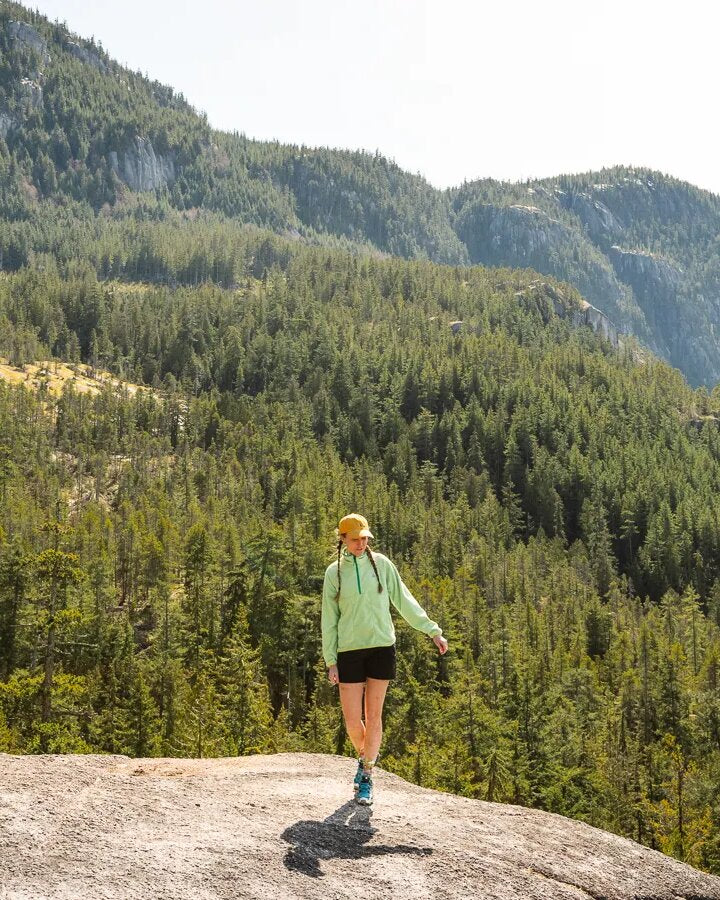 Sorrel Recycled Polar Fleece - Green Fig - Lifestyle