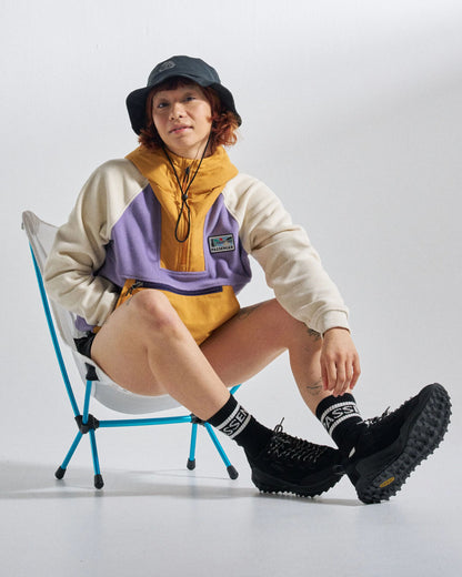 Alexander Hooded Polartec® Fleece - Purple Haze - Studio Model