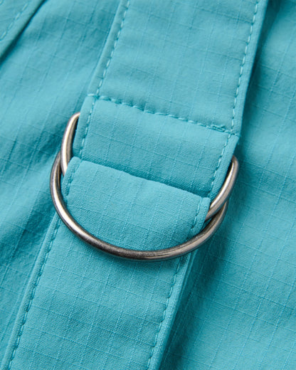 Refuel Ripstop Dress - Ocean Teal - Flatlay