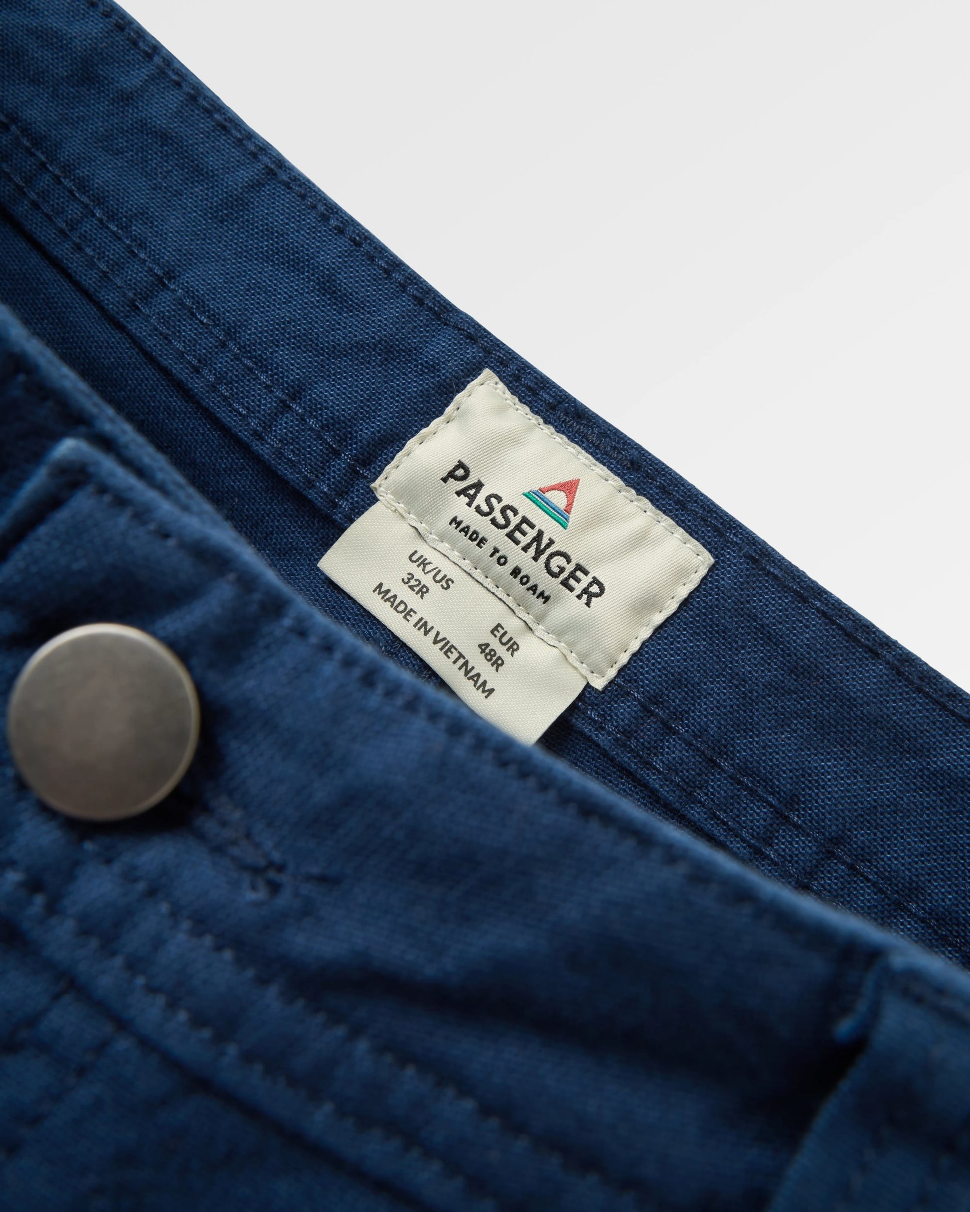 Vantage 2.0 Organic Cotton Trouser - Rich Navy - Flatlay