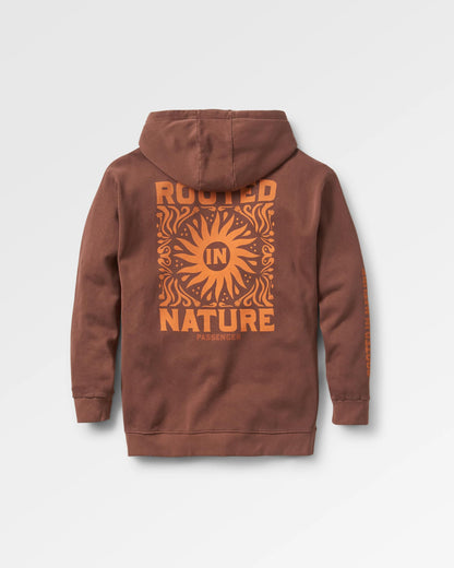 Rooted In Nature Hoodie - Chestnut - Flatlay