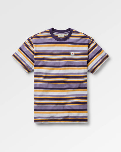 Wild Pine Stripe T-Shirt - Heather Multi Stripe - Flatlay
