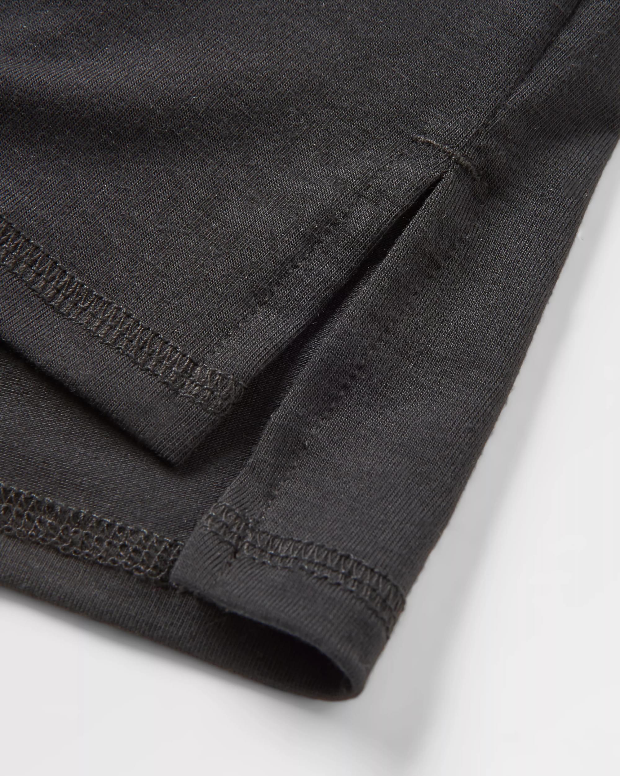 Classic Active Recycled LS T-Shirt - Black - Flatlay