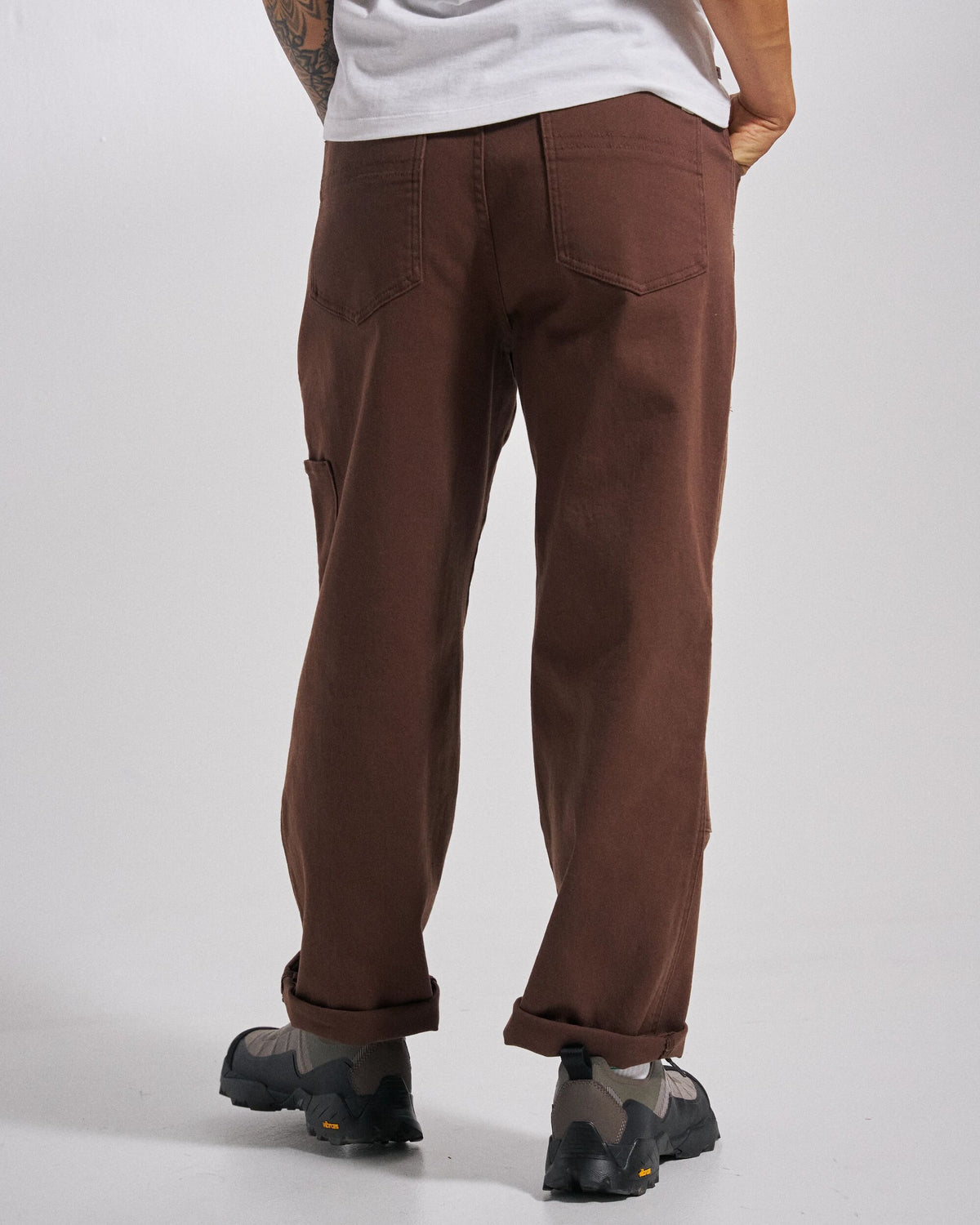 Fortuna Trousers - Chestnut - Studio Model