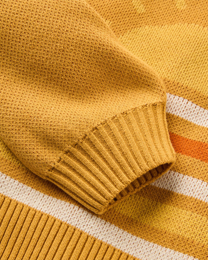 Dawner Knitted Jumper - Spruce Yellow - Flatlay