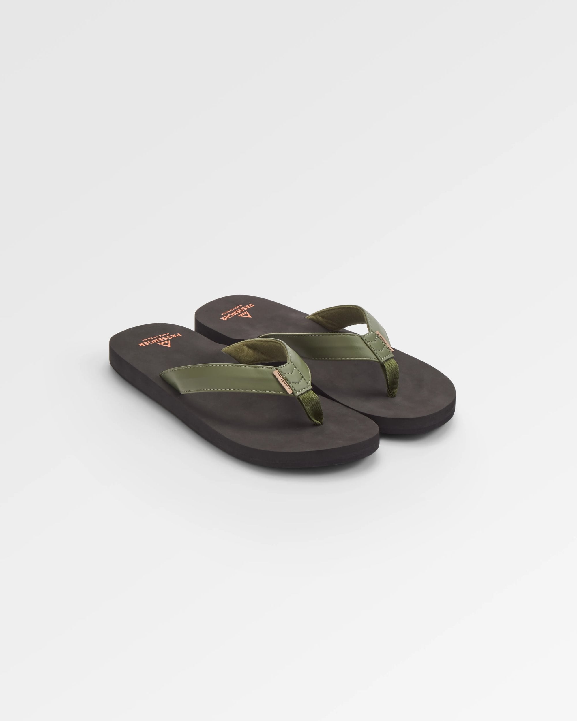 Santos Flip Flop - Khaki - Flatlay