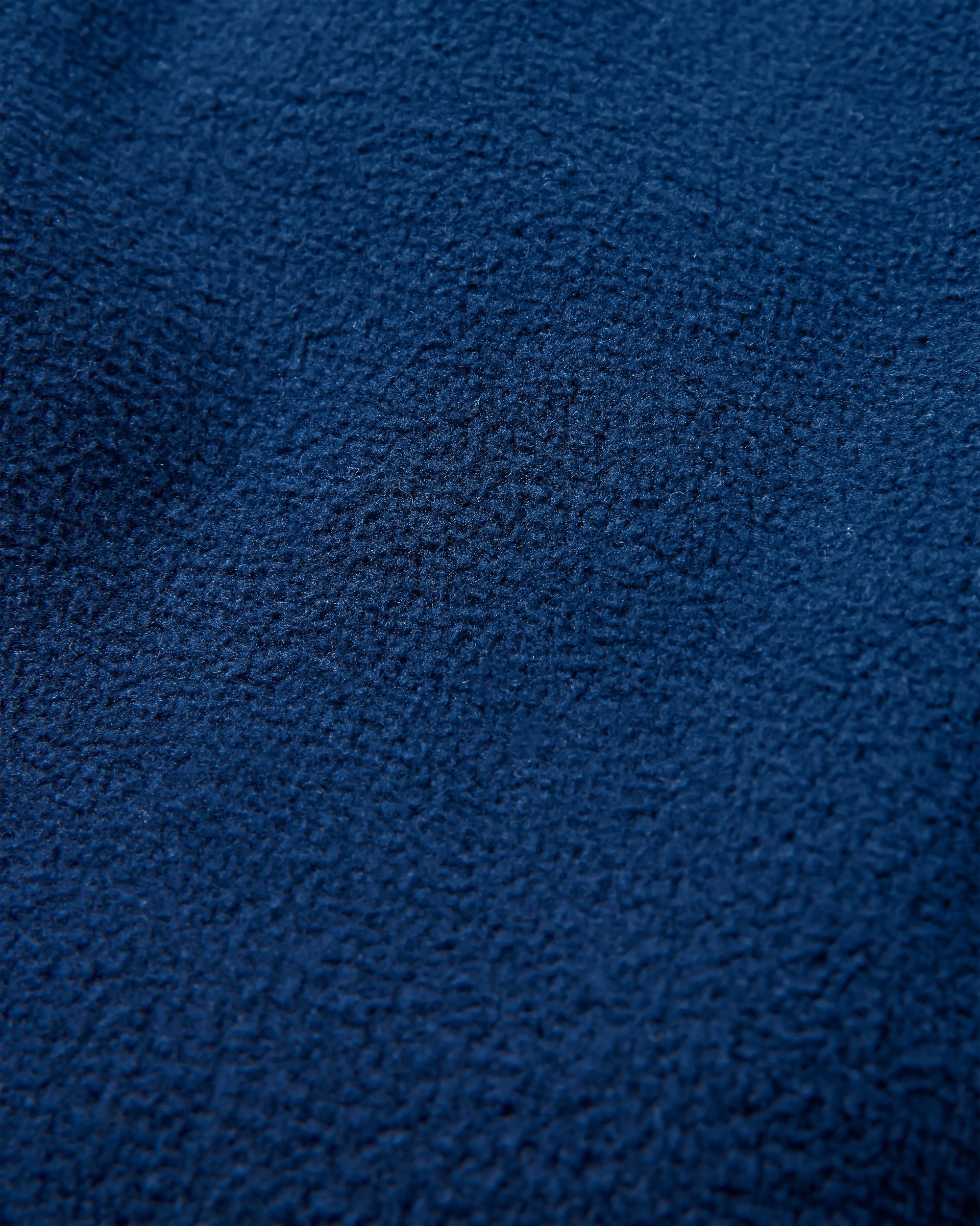 Ebb Recycled Polar Fleece - Rich Navy - Flatlay