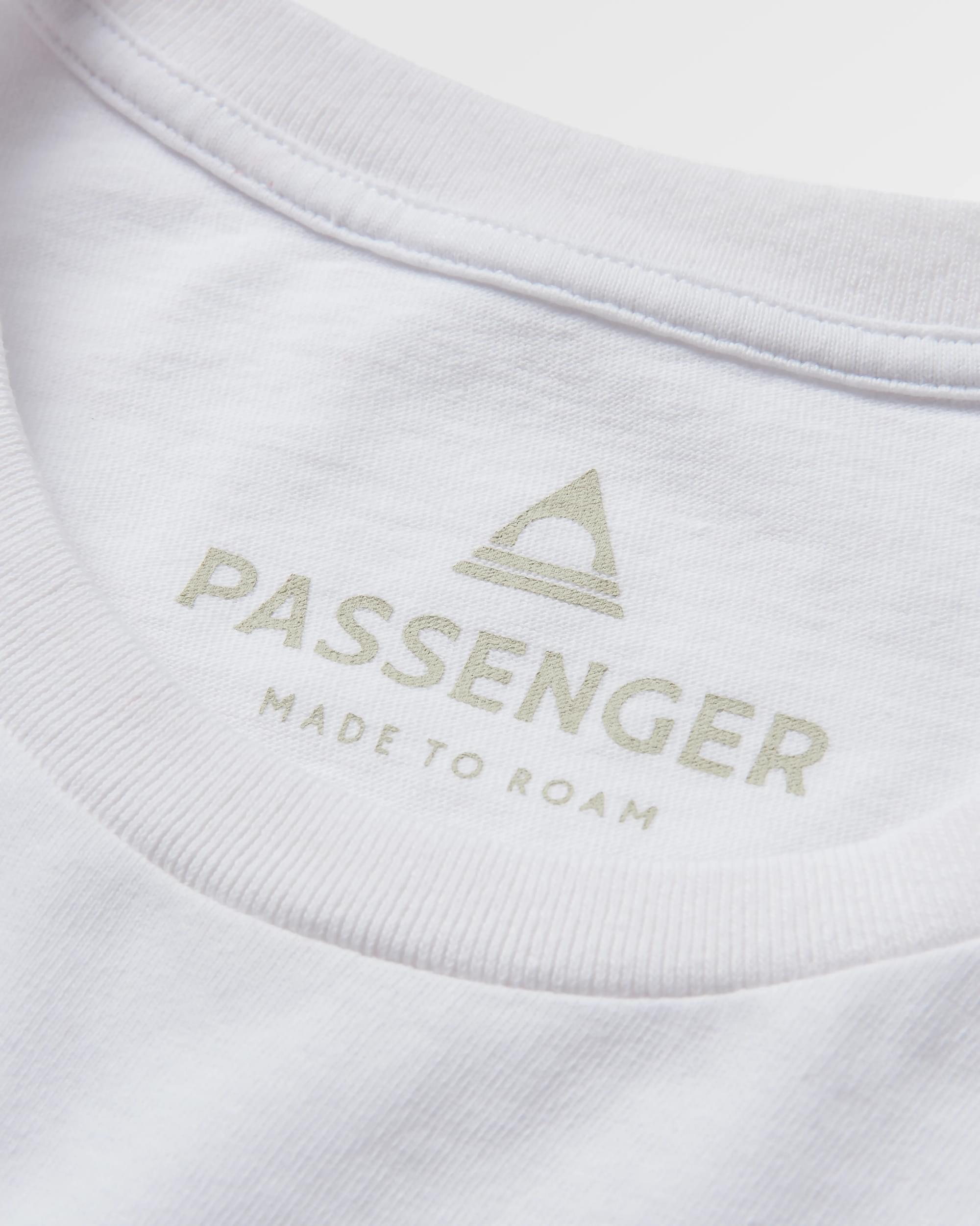 Classic Logo Recycled Cotton T-Shirt - White - Flatlay