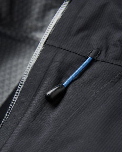Trailscape Light Women's Recycled Waterproof Jacket - Black - Flatlay