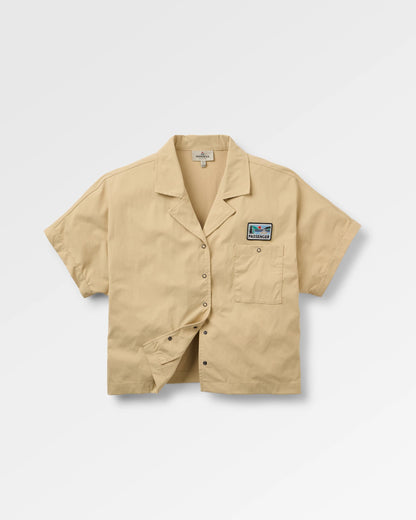 Arden Ripstop Short Sleeve Shirt - Desert - Flatlay