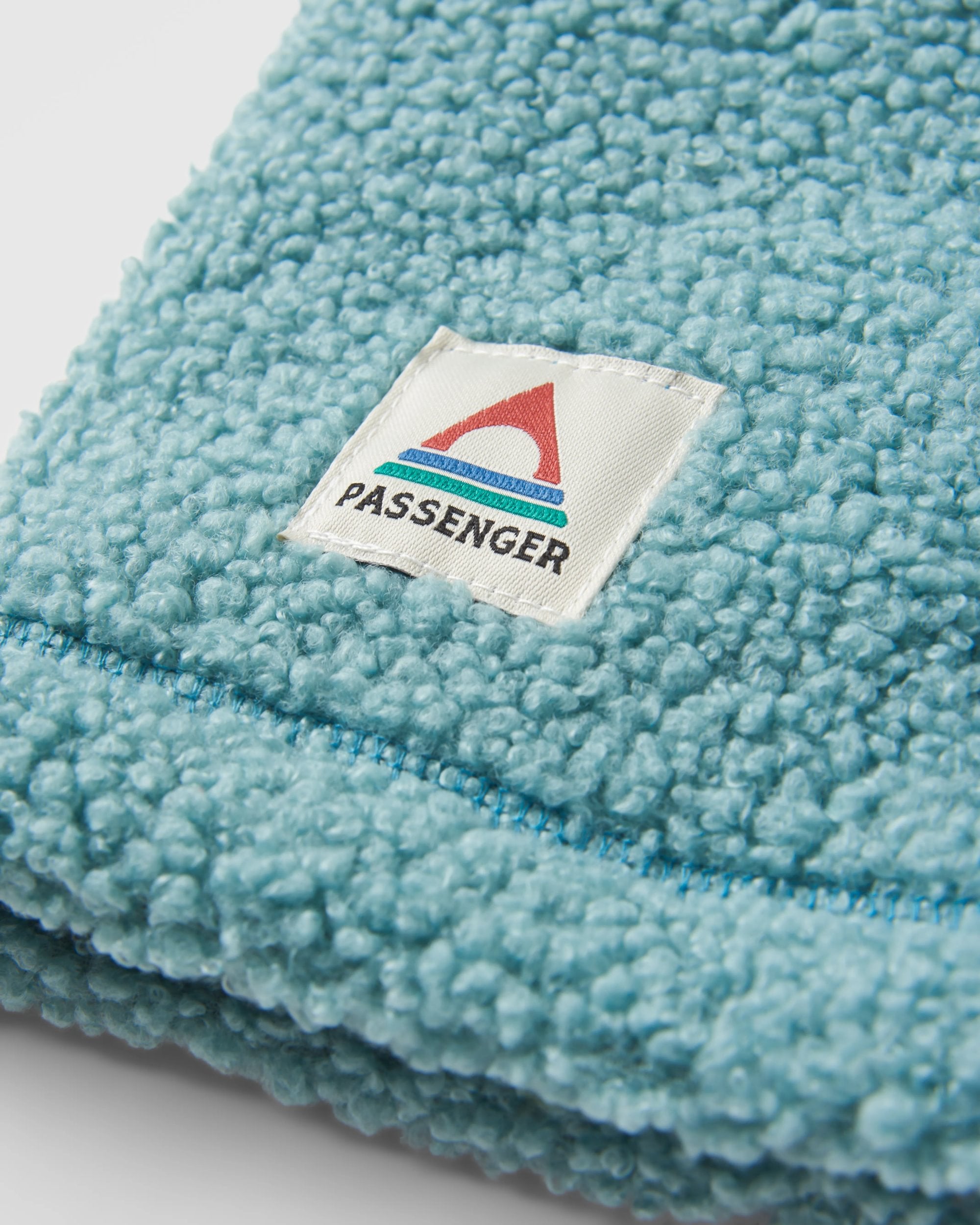 Ash Recycled Sherpa Fleece Snood - Arctic - Flatlay