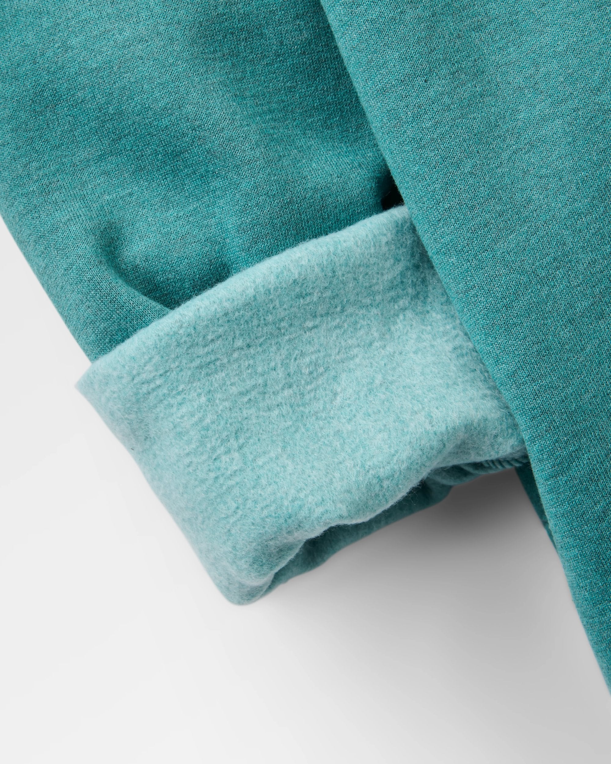 Vita Organic Cotton Sweatshirt - Ocean Teal Marl - Flatlay