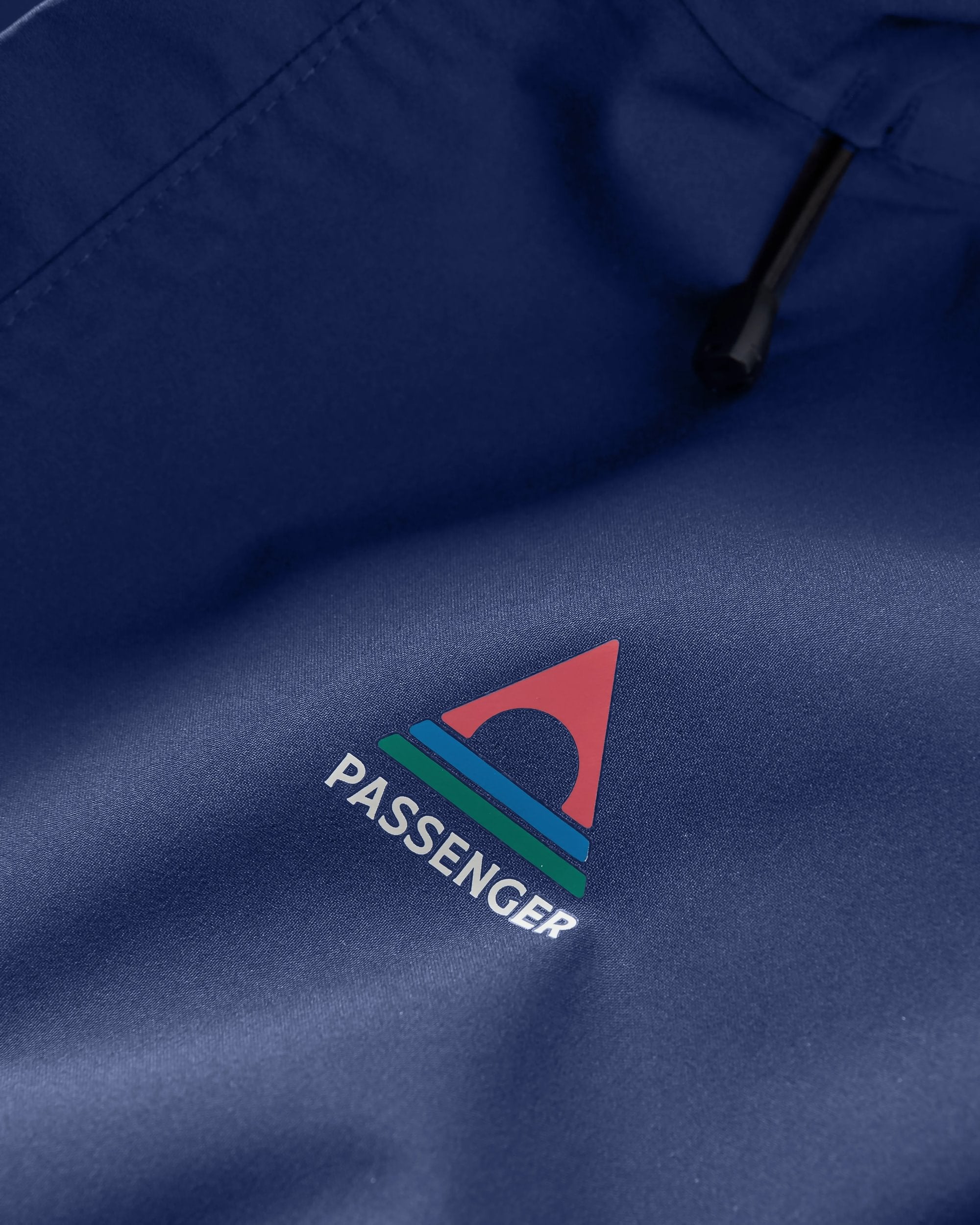 Downpour Recycled Waterproof Jacket - Rich Navy - Flatlay